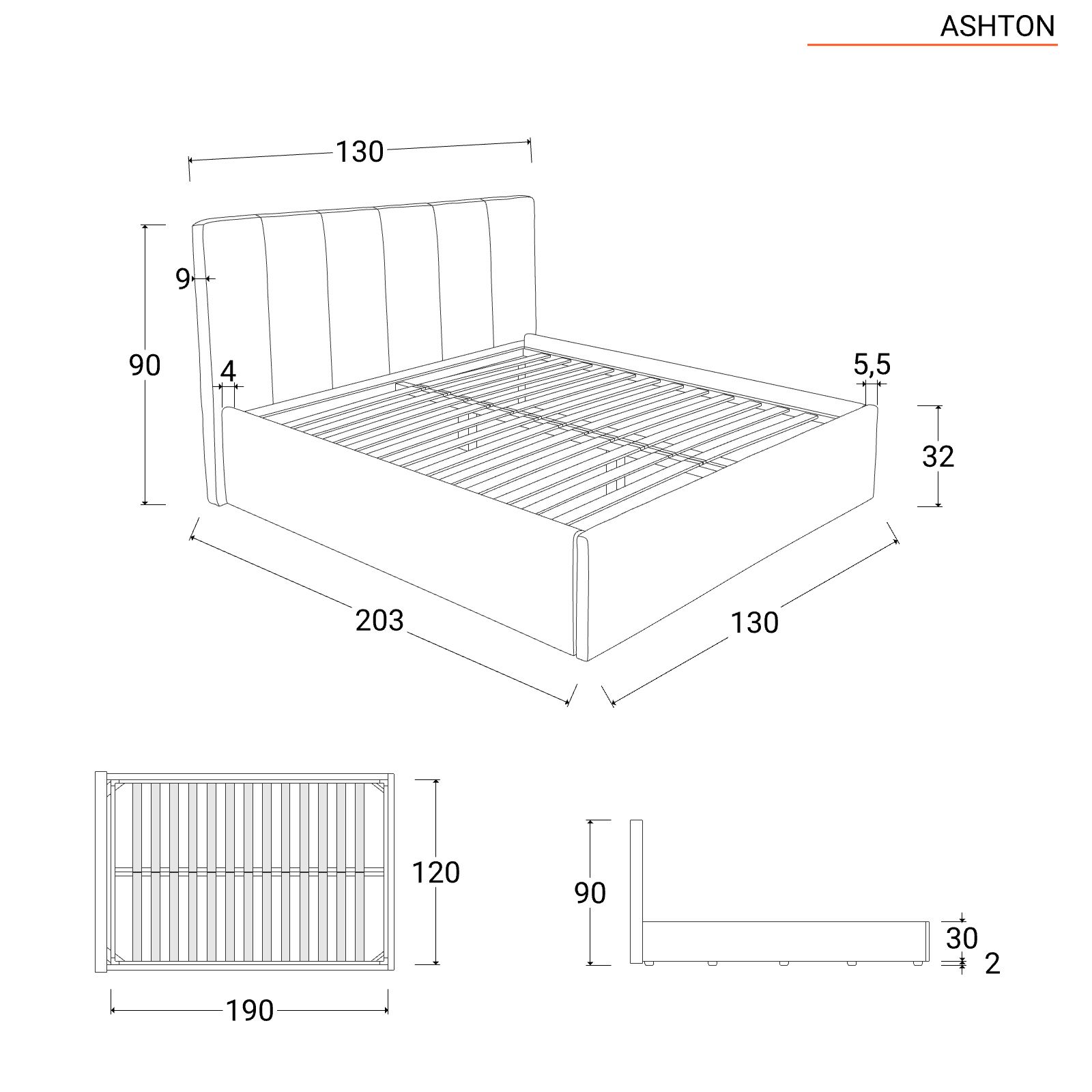 Piazza E Mezza Misure Altezza Di Un Letto Struttura Letto Una