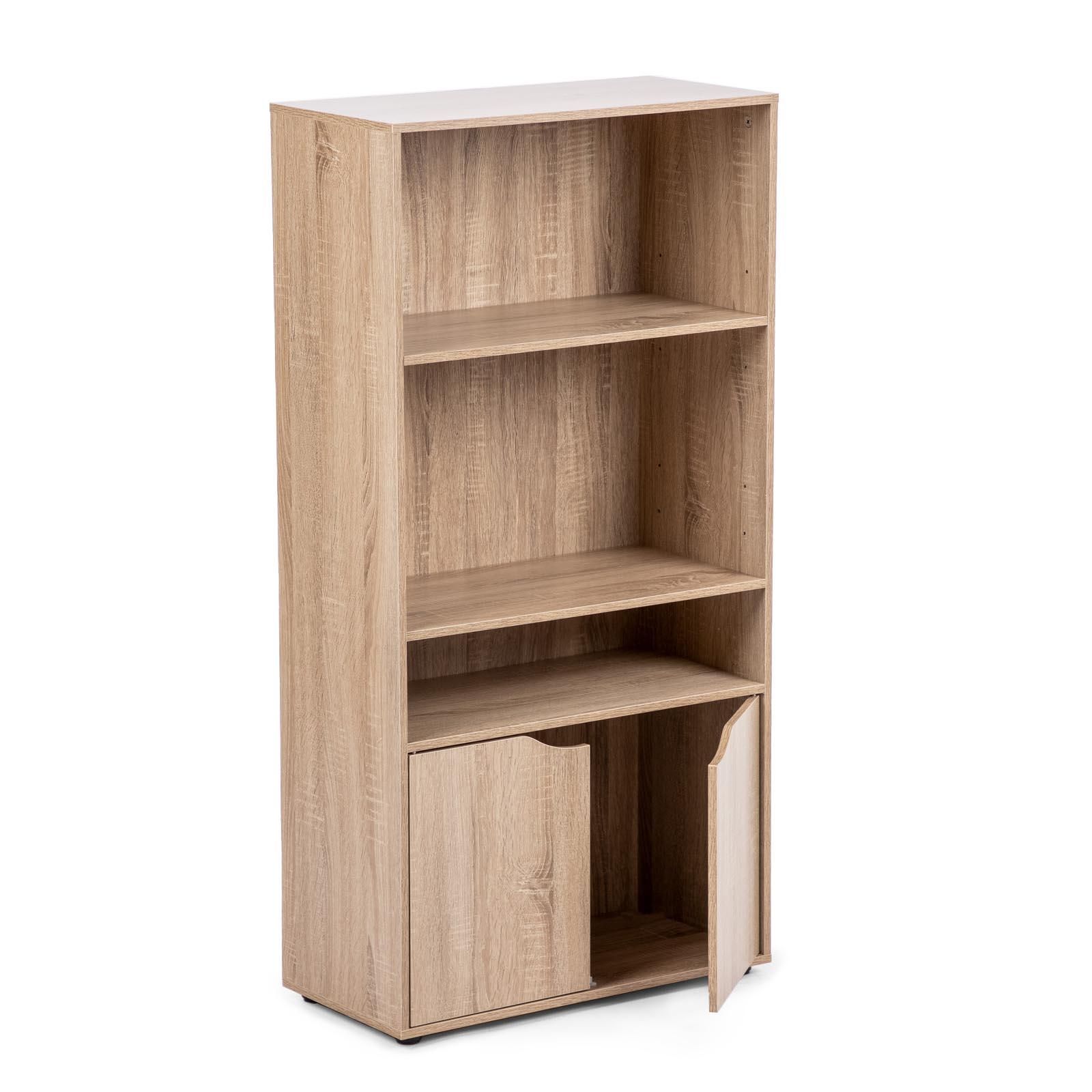 MOBILE LIBRERIA MOD.CUBO 9 ROVERE CM.91X30X91H