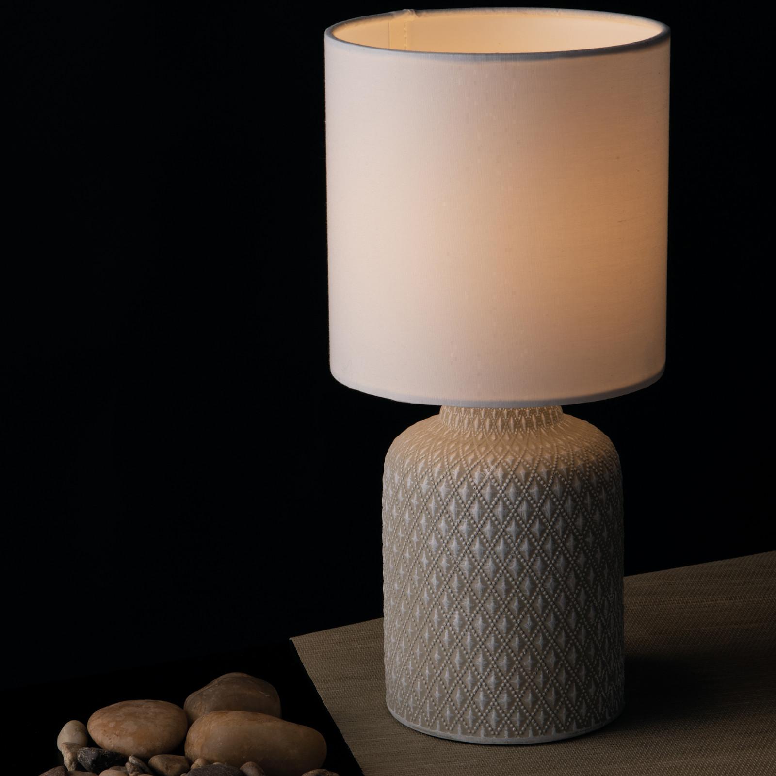 Pajoma Lampada Profumata Ambiente In Cemento E Ceramica | Altezza 15 Cm - Grigio/Bianco - Design Moderno Industriale - 3
