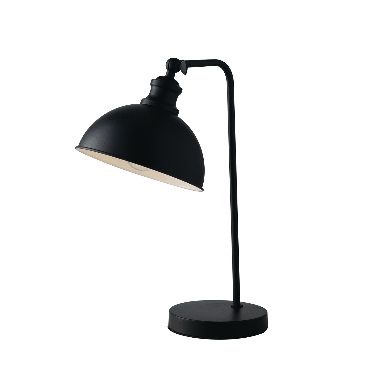 Lumetto Zuna Diametro 30 cm nero Antea Luce;Abat jour e lampade da tavolo