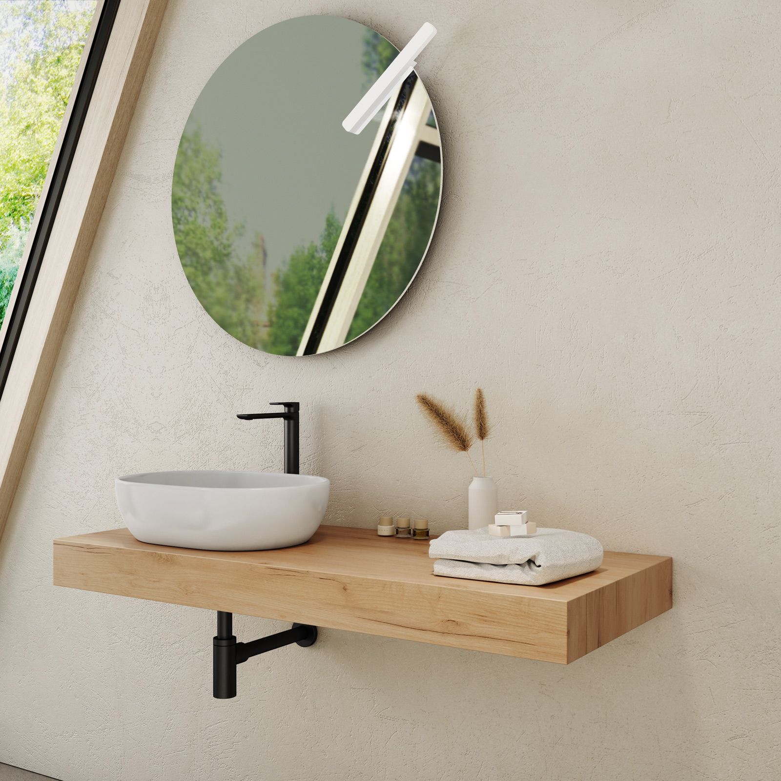 Mensola bagno cm 60x29h.120 nuova art.49188 consegna  gratuita