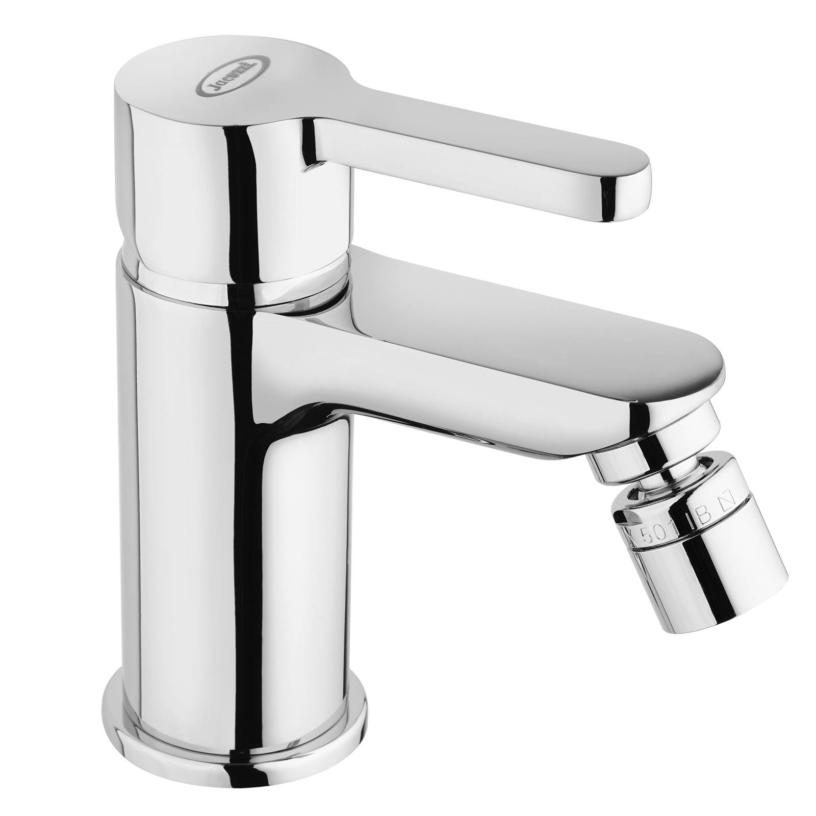 Miscelatore rubinetto per bidet bagno in ottone cromato + piletta CUBE 87118
