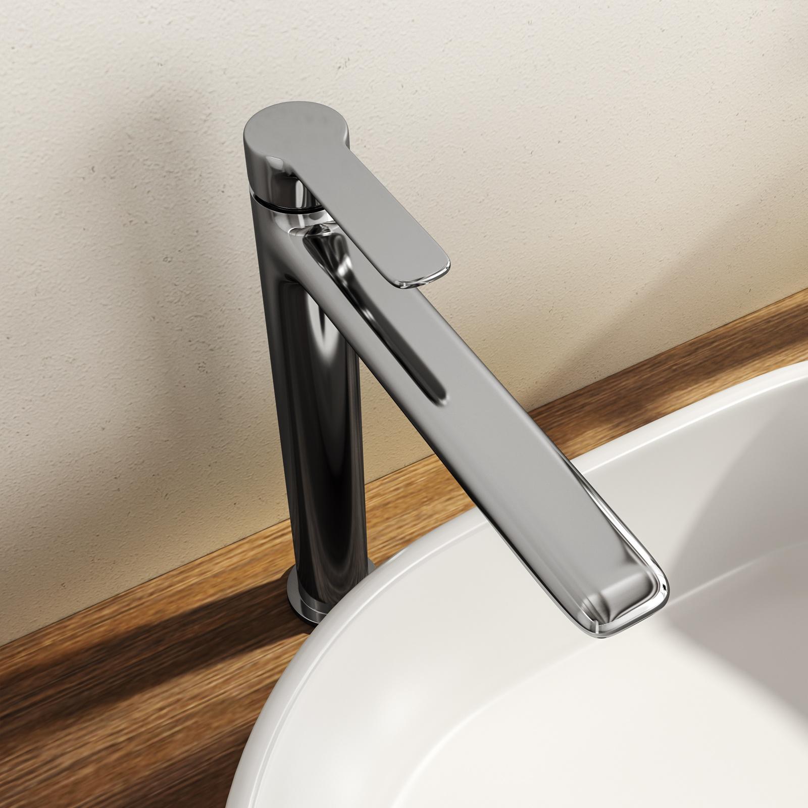 Hiendure Miscelatore Rubinetto Monocomando per Lavabo da Bagno