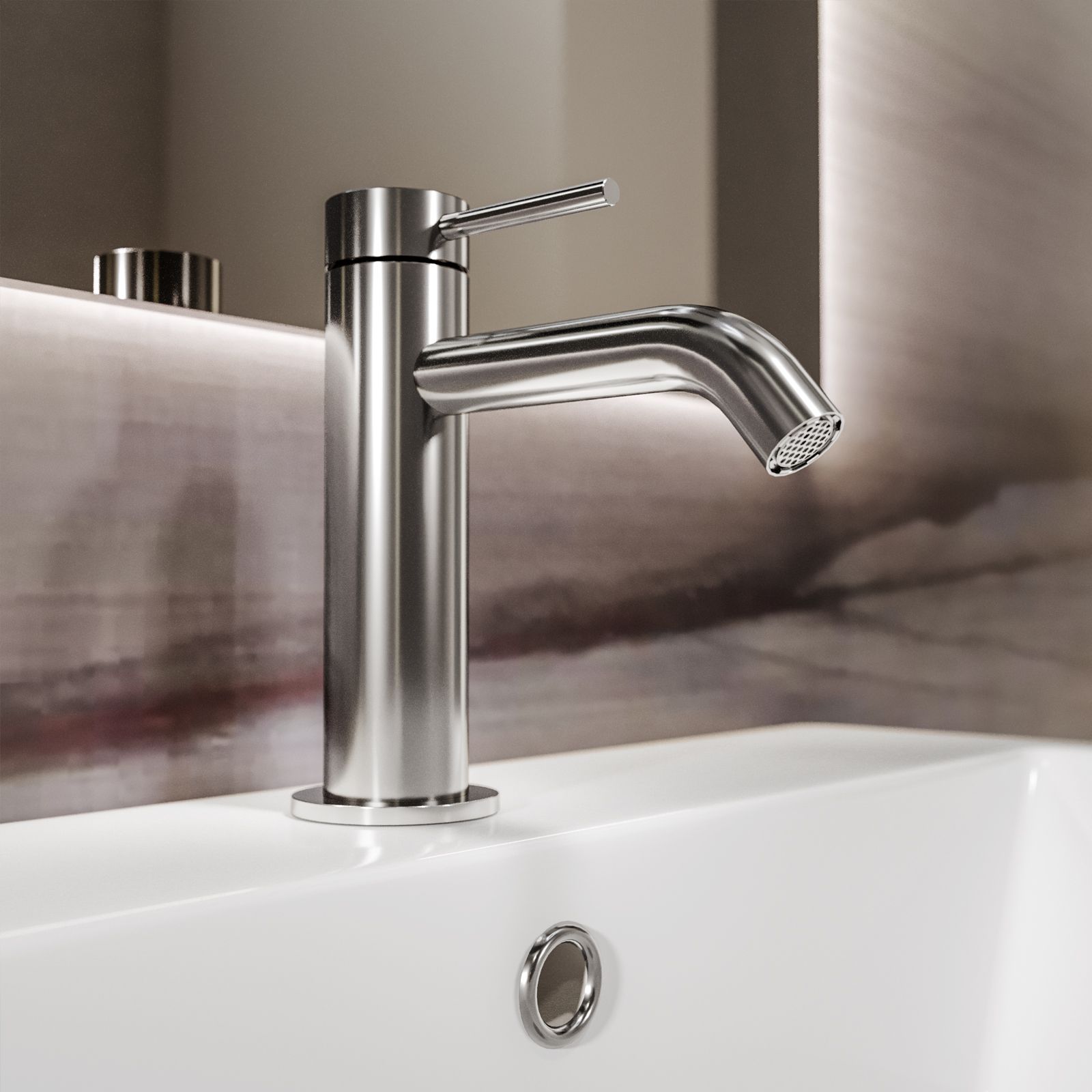 Miscelatore lavabo in ottone cromo – Acq+1