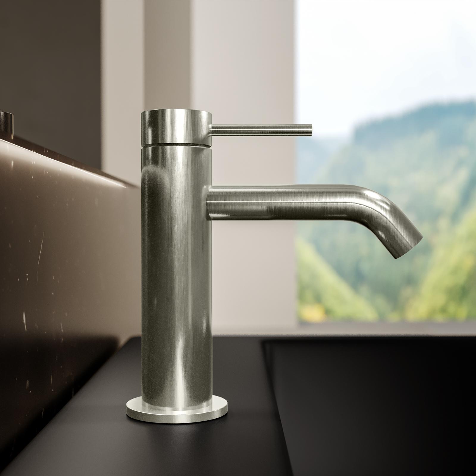 Rubinetto Rapido Ani AH034401AN In Ottone Nichelato - Universale Per Innesti