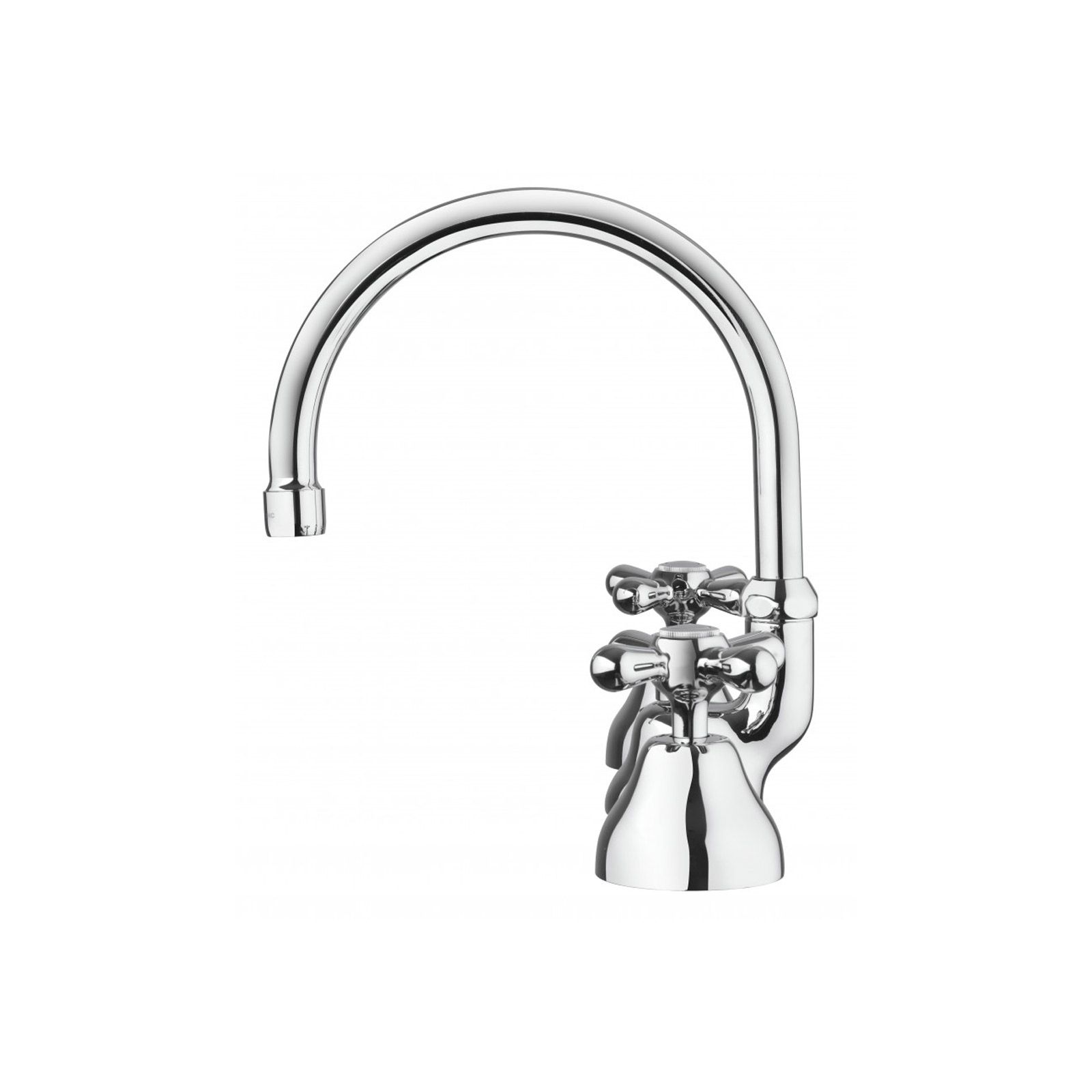 Set a tre fori di rubinetti per lavabo in stile europeo interamente in ottone ru