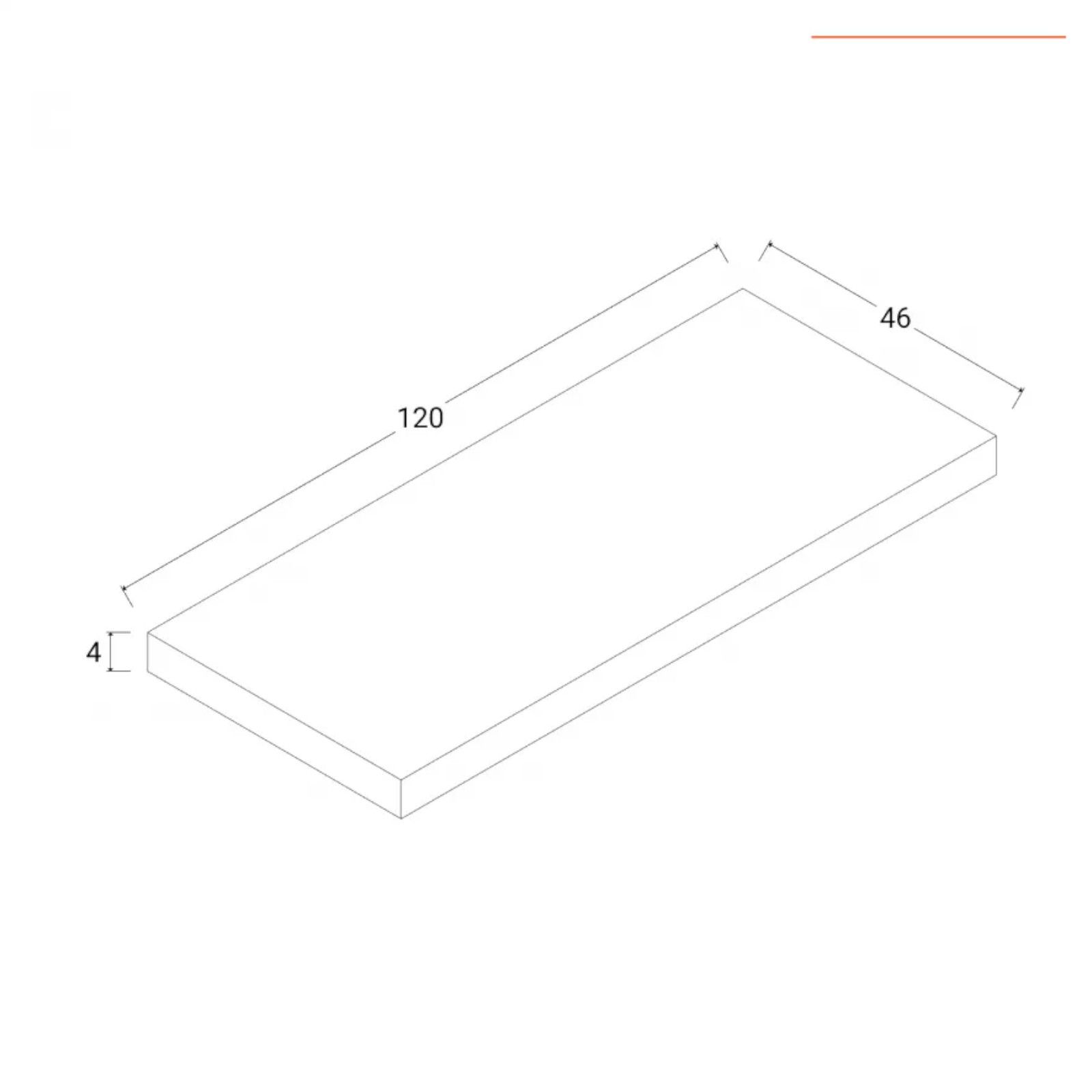 Mobile bagno portalavabo dx 120 cm bianco opaco cannettato con top 4 h  rovere africa e specchio - Deck