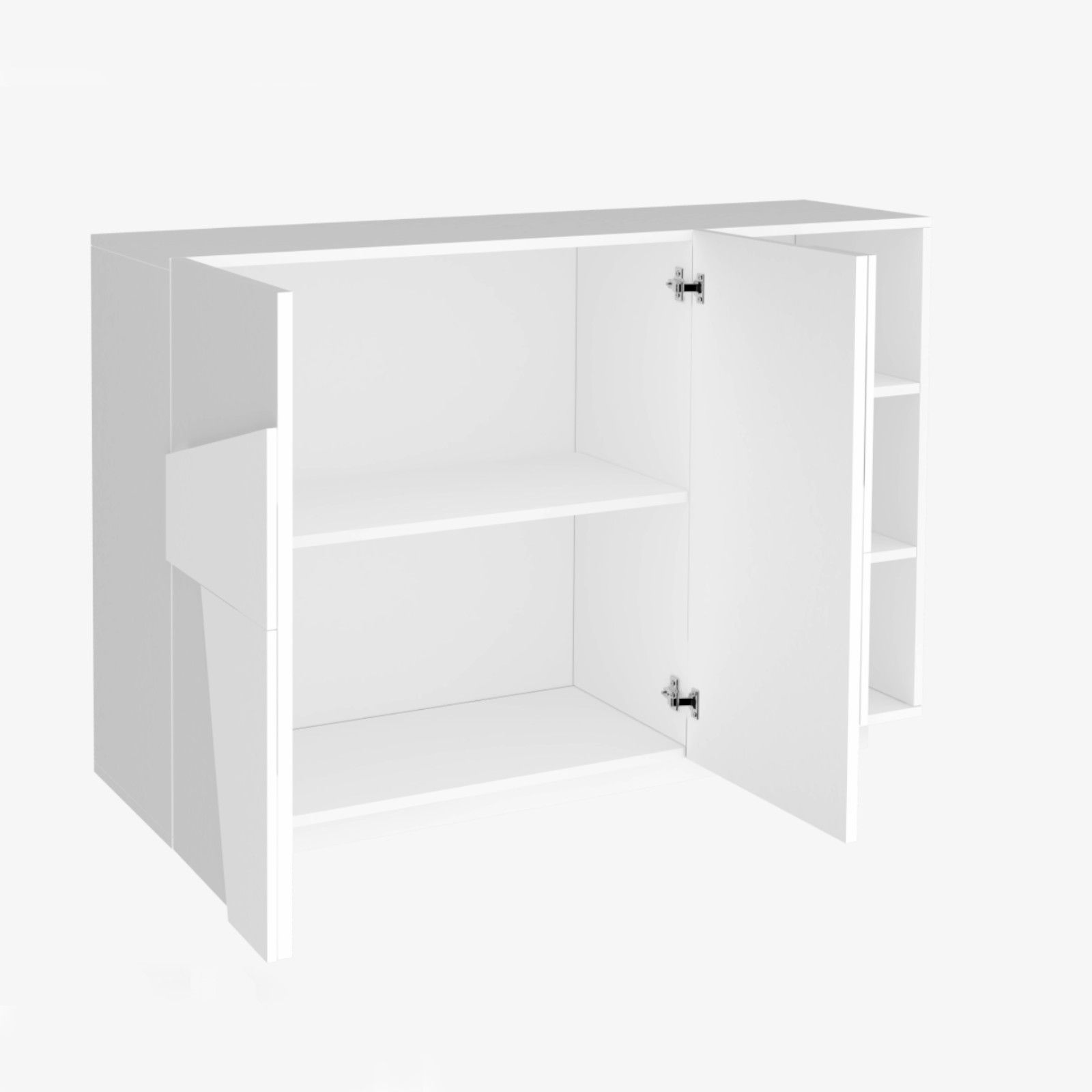 Mobile da Cucina Vahusa H176,4 cm Legno Bianco