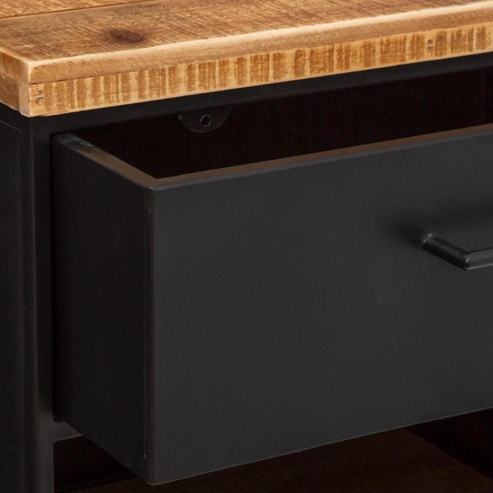 Divisore per cassetti da cucina in acciaio inox e legno INOX BOX - cap