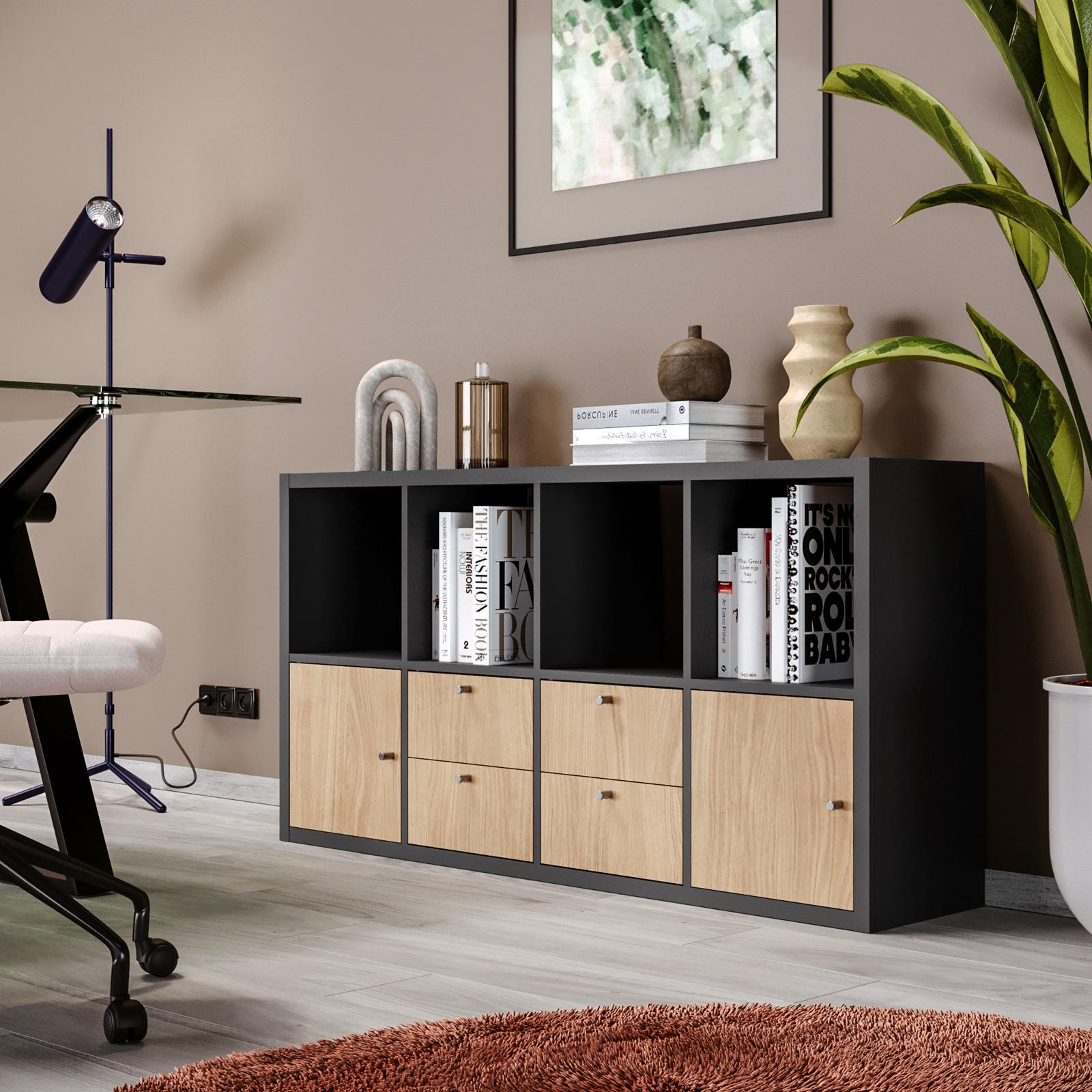 Ikea Kallax Desk Scrivanie Pieghevoli Ikea Libreria KALLAX