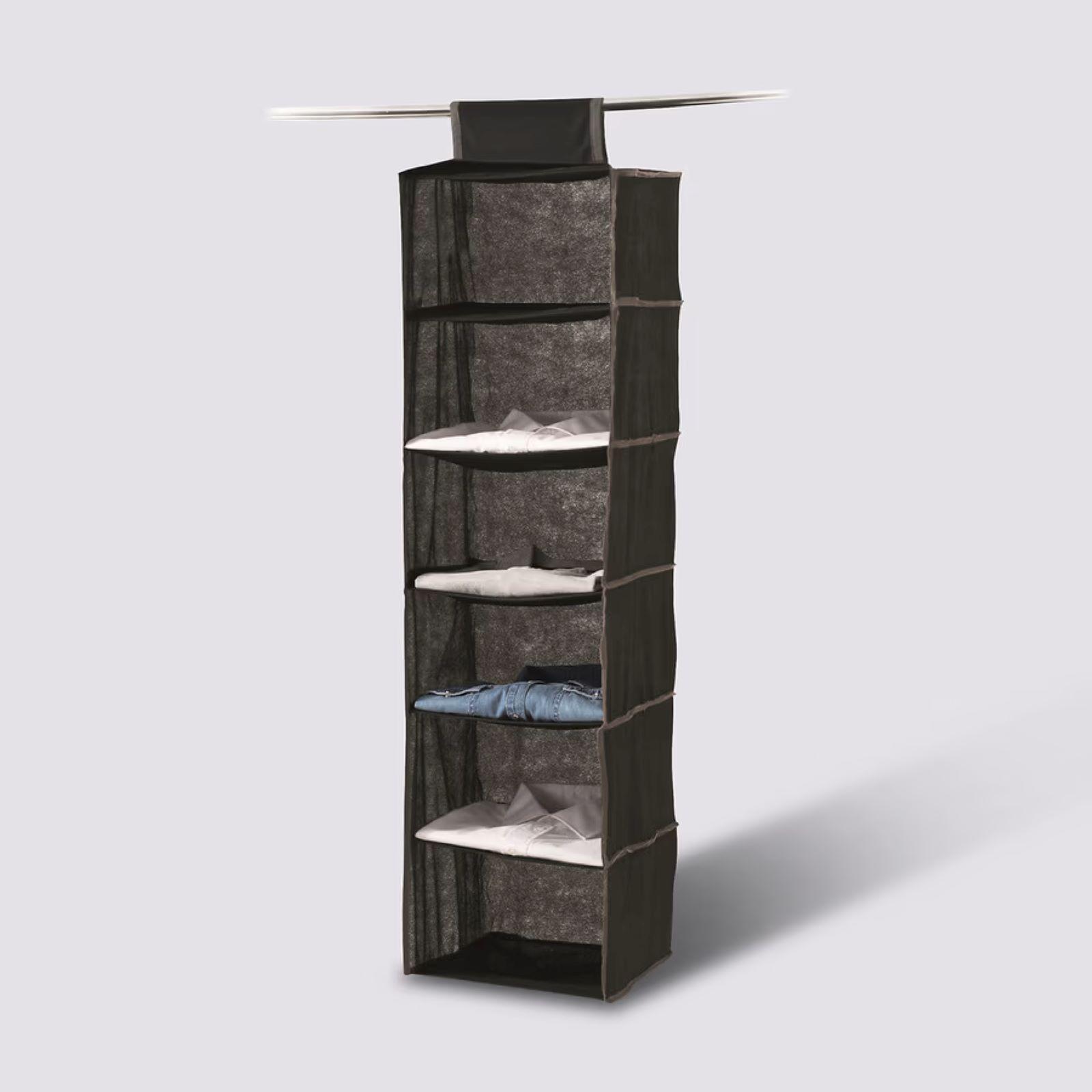 Organizer Per Cassetti Plastica - Set 8 Scatole Regolabili, Colore Antracite, Per Casa E Ufficio - Foto 10