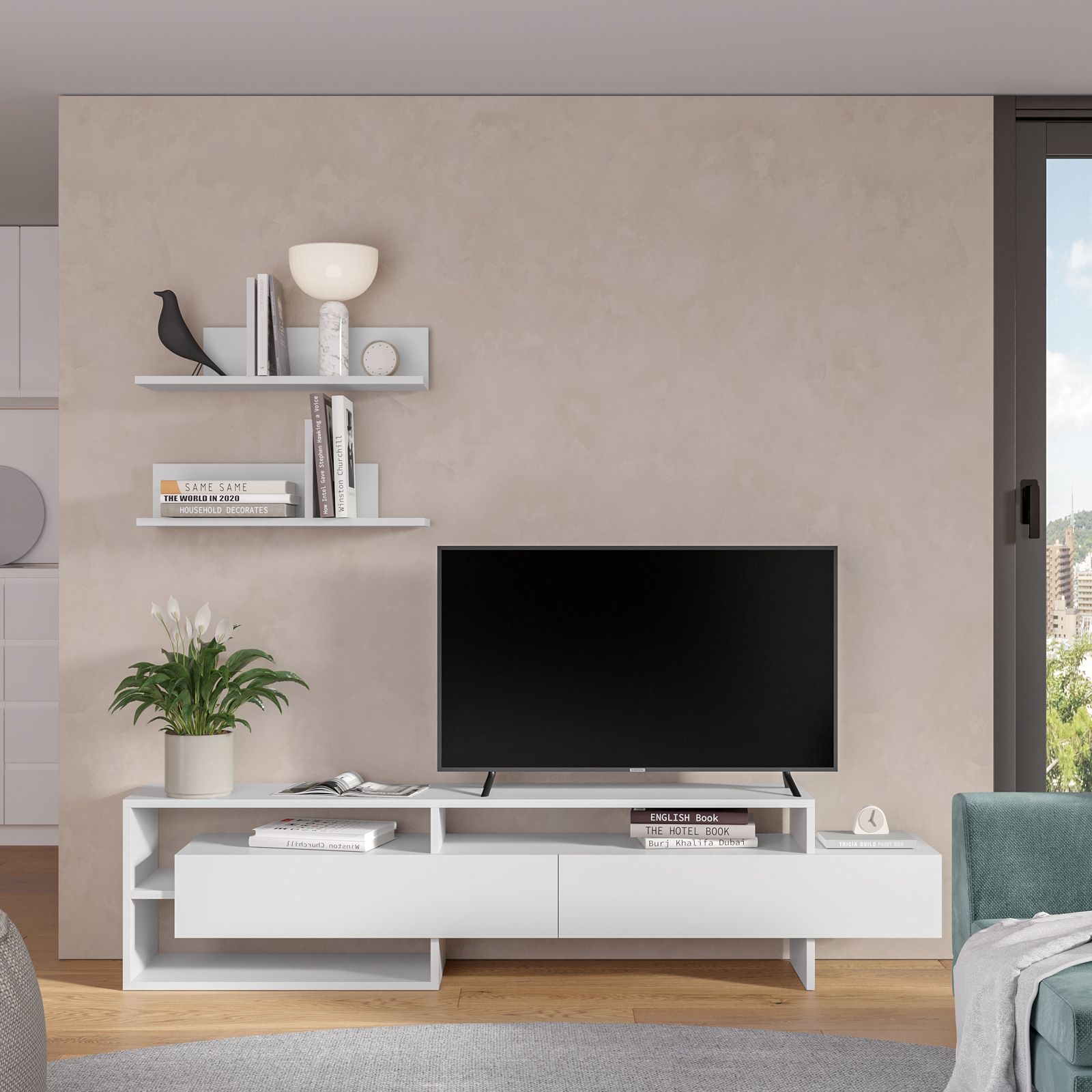 Parete Soggiorno Mobili Porta Tv In Cartongesso Parete Attrezzata