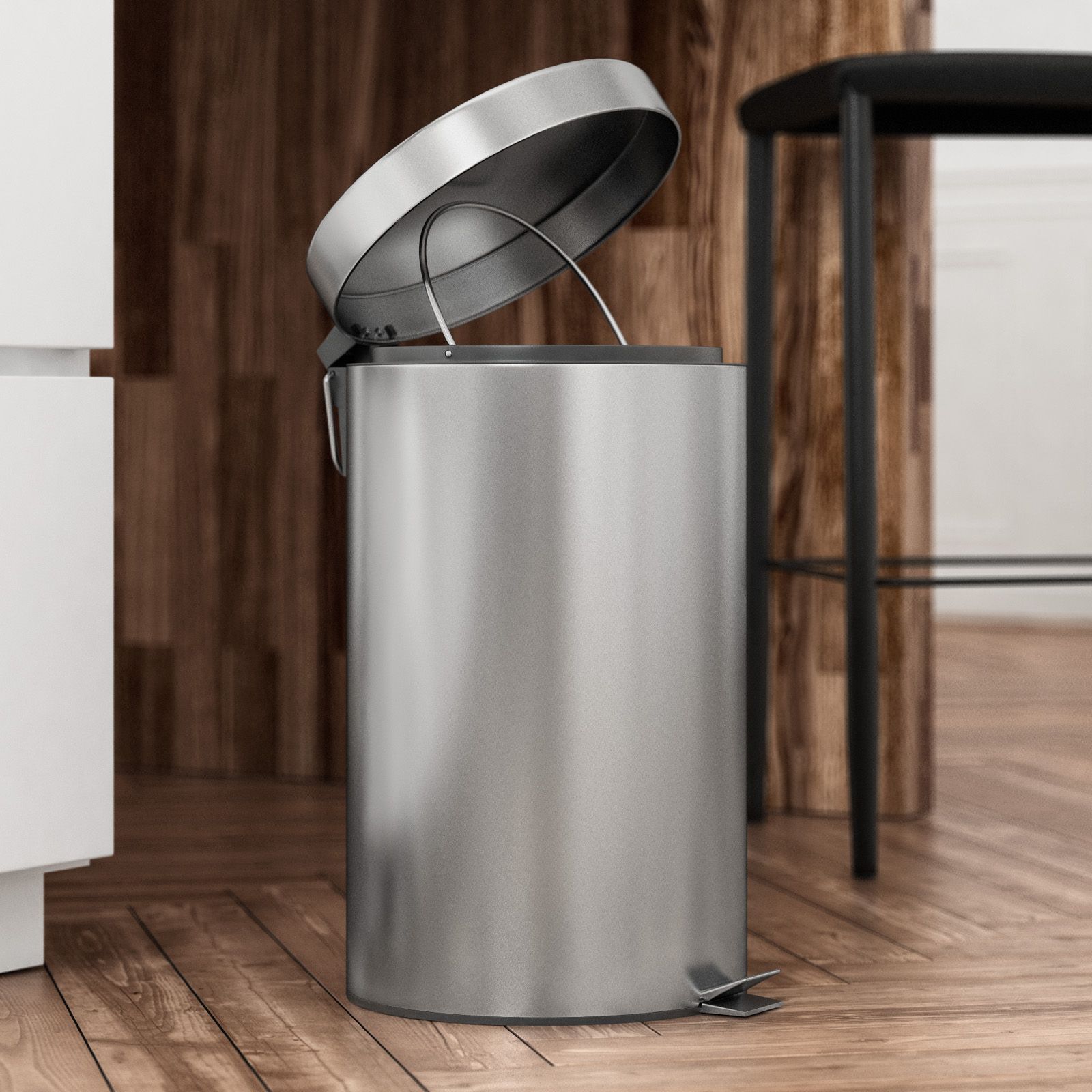 Cestello Rotante Per Friggitrice Ad Aria Tower – Accessorio In Acciaio Inox, Girevole 360°, 18x12 Cm, Per Arachidi, Noci, Caffè E Barbecue