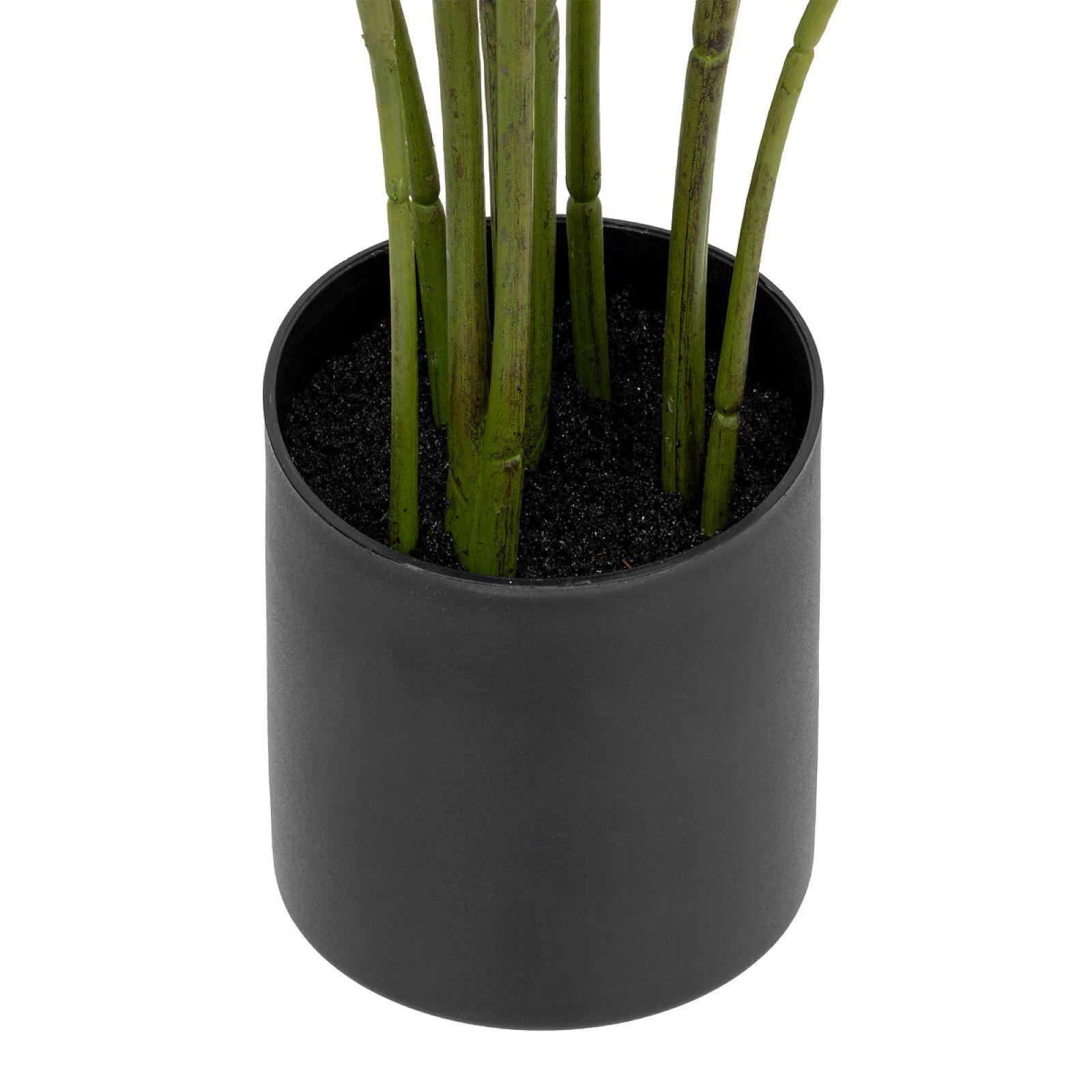 HOMESCAPES Pianta Artificiale Peonia Pesca In Vaso Nero – Altezza 100 Cm, Fiori Realistici In Poliestere, Decorazione Da Interno