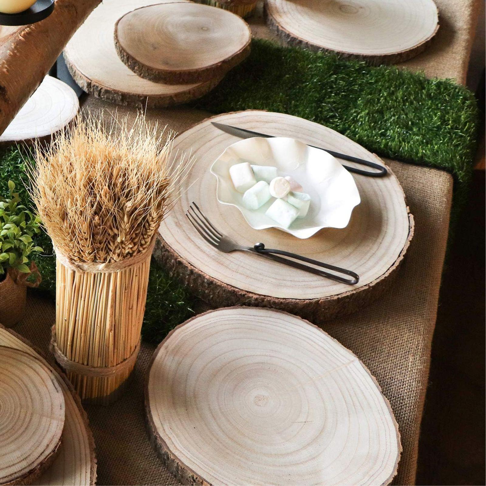 Piatto Per Torta Con Coperchio In Vetro | Supporto In Legno Di Acacia 30 Cm, Disco Girevole Per Decorare
