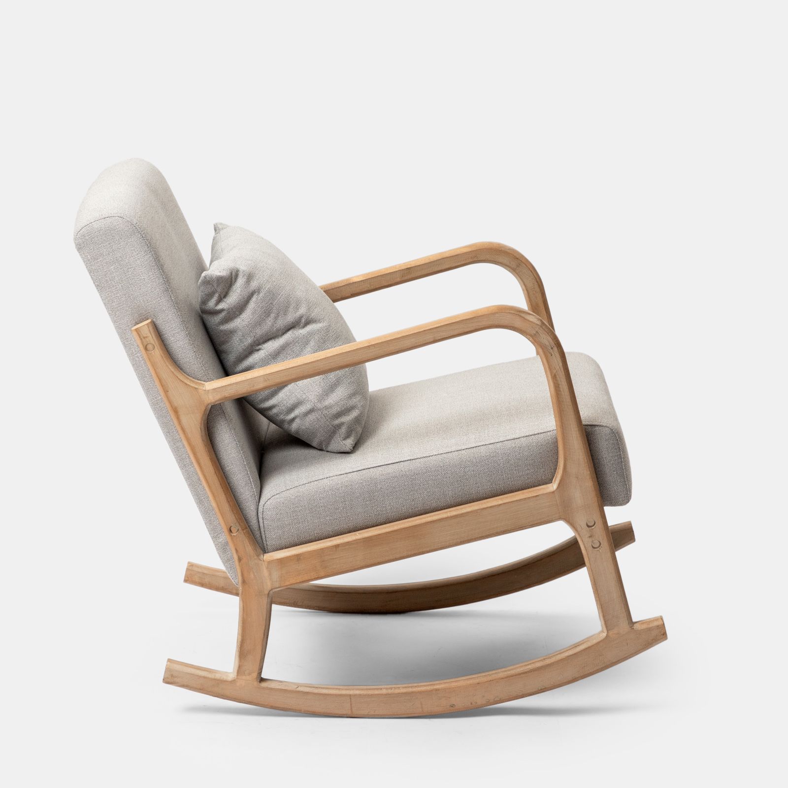 Sedia Sdraio Poltrona A Dondolo LIBERTY Con Braccioli E