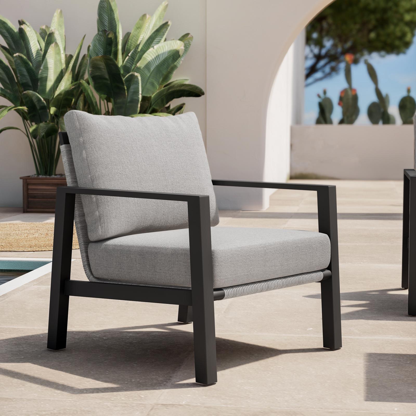 Poltrone Sedie Antracite Esterno Poltrona Da Esterno In Alluminio