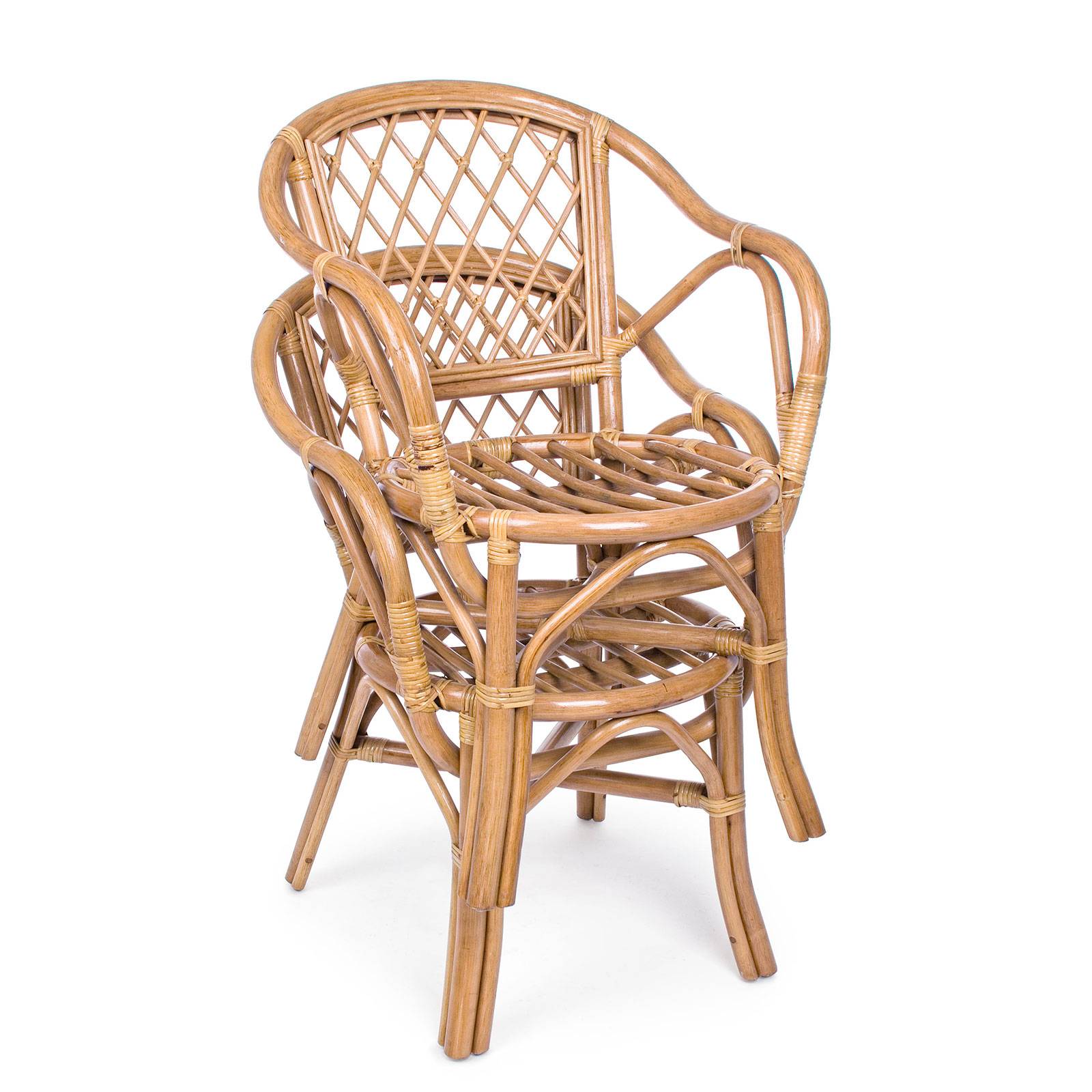 ▷ Rotolo di rattan sintetico marrone scuro