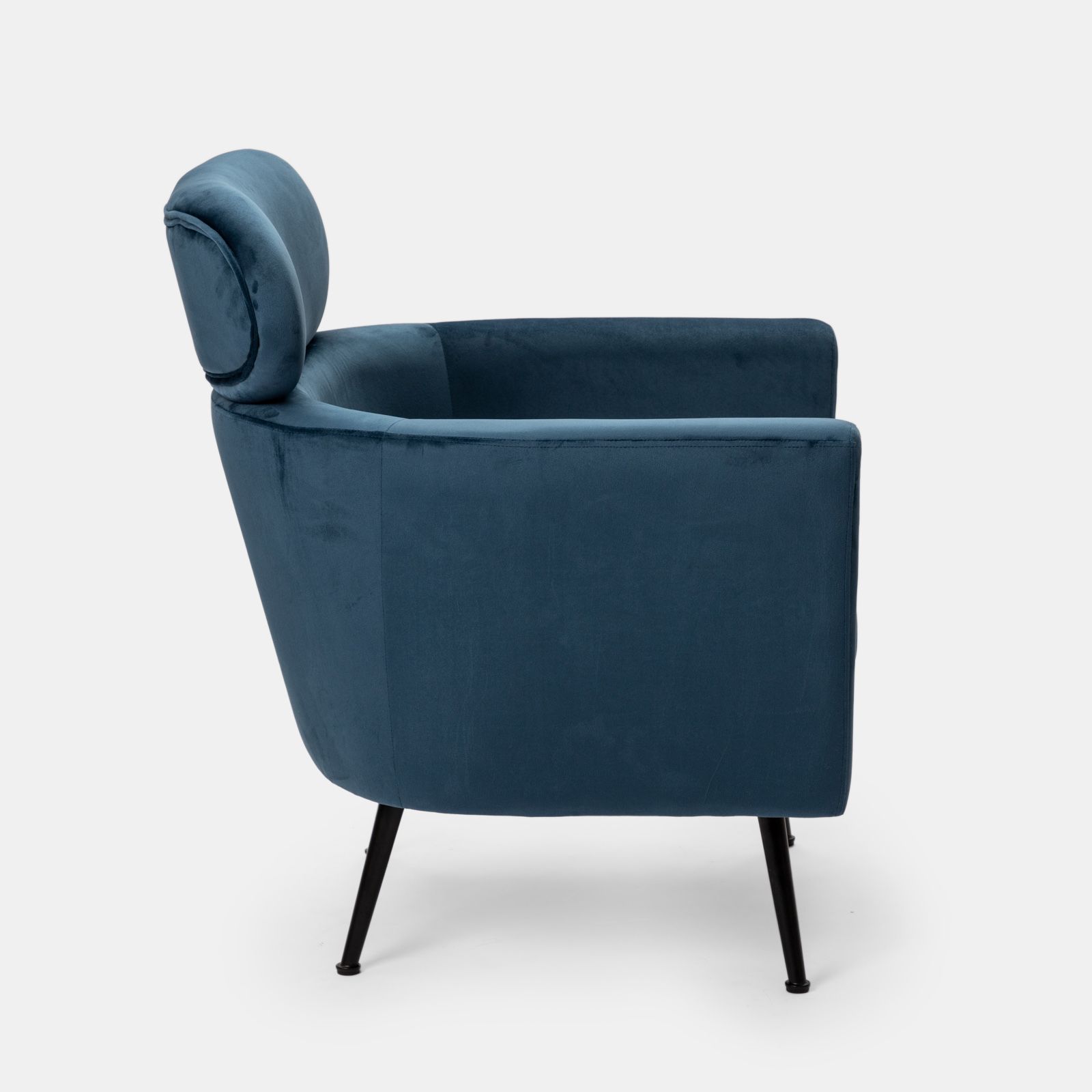 Poltroncina Poltrona Velluto Blu Petrolio Poltrona Poltroncine Blu