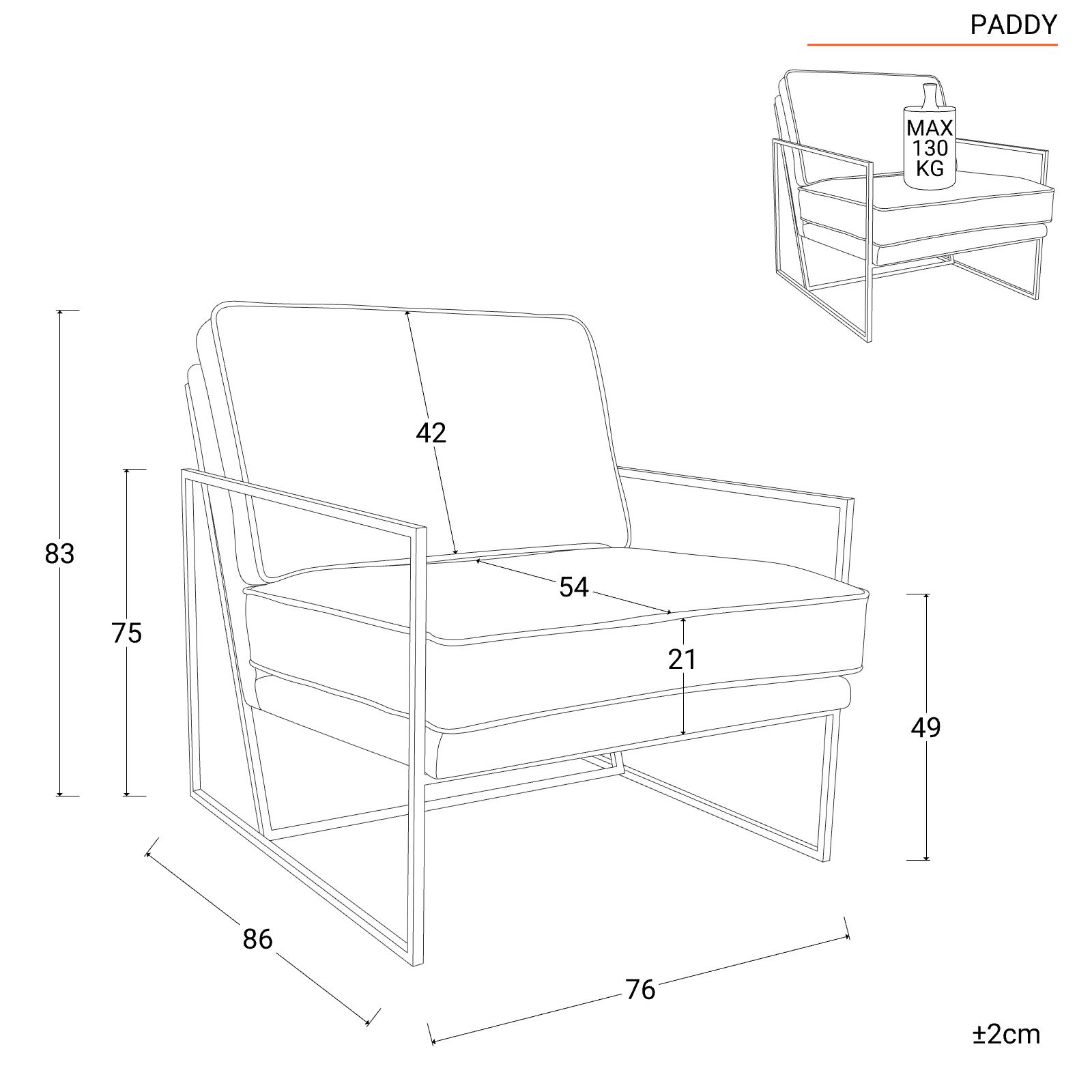 Il numero 1 del risparmio-POLTRONA CON SEDUTA IN VELLUTO E GAMBE IN METALLO  ORO 58 X 67 X79 CM ROSSO