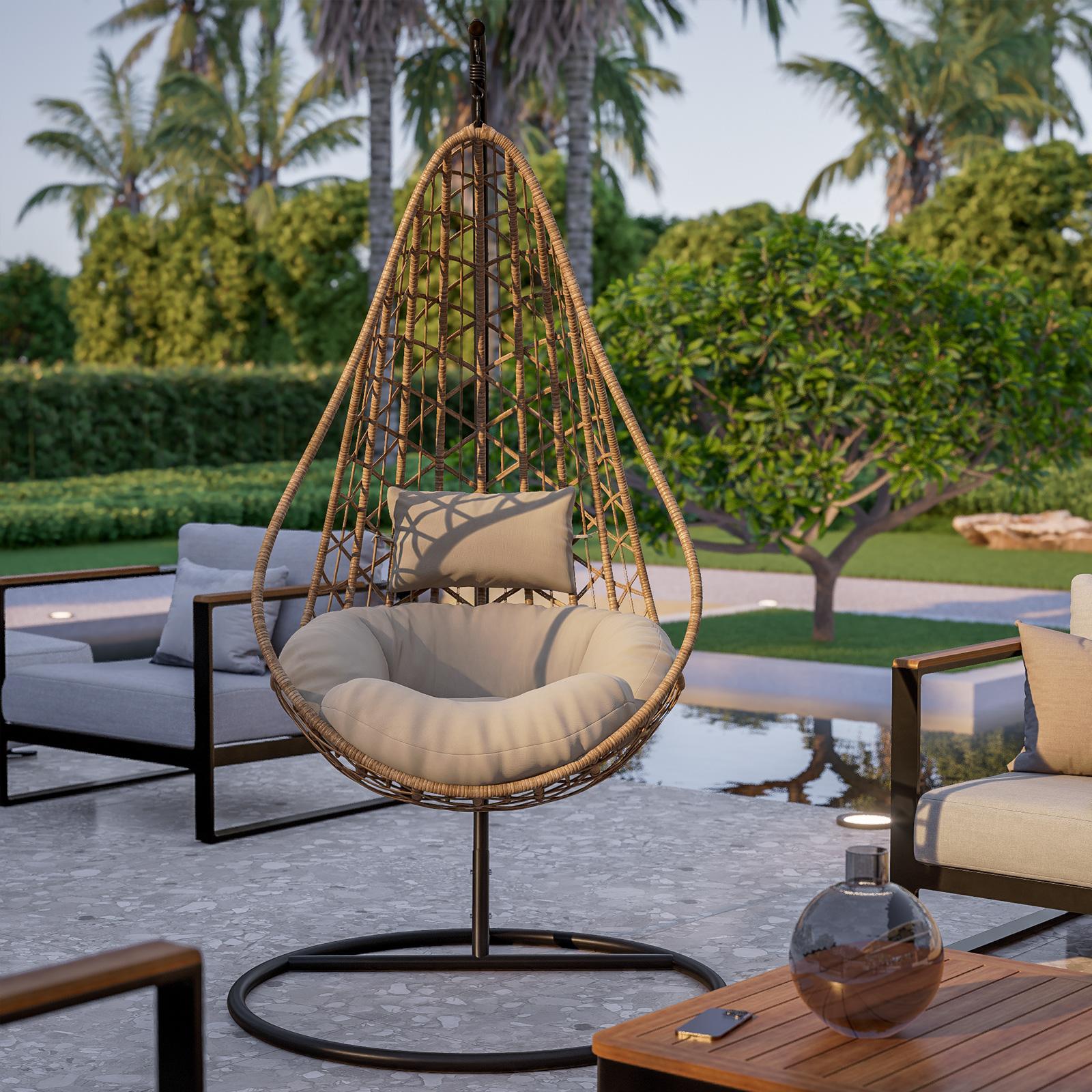 Poltrona Sospesa Poltrona Polyrattan Makika Poltrona Sospesa Con