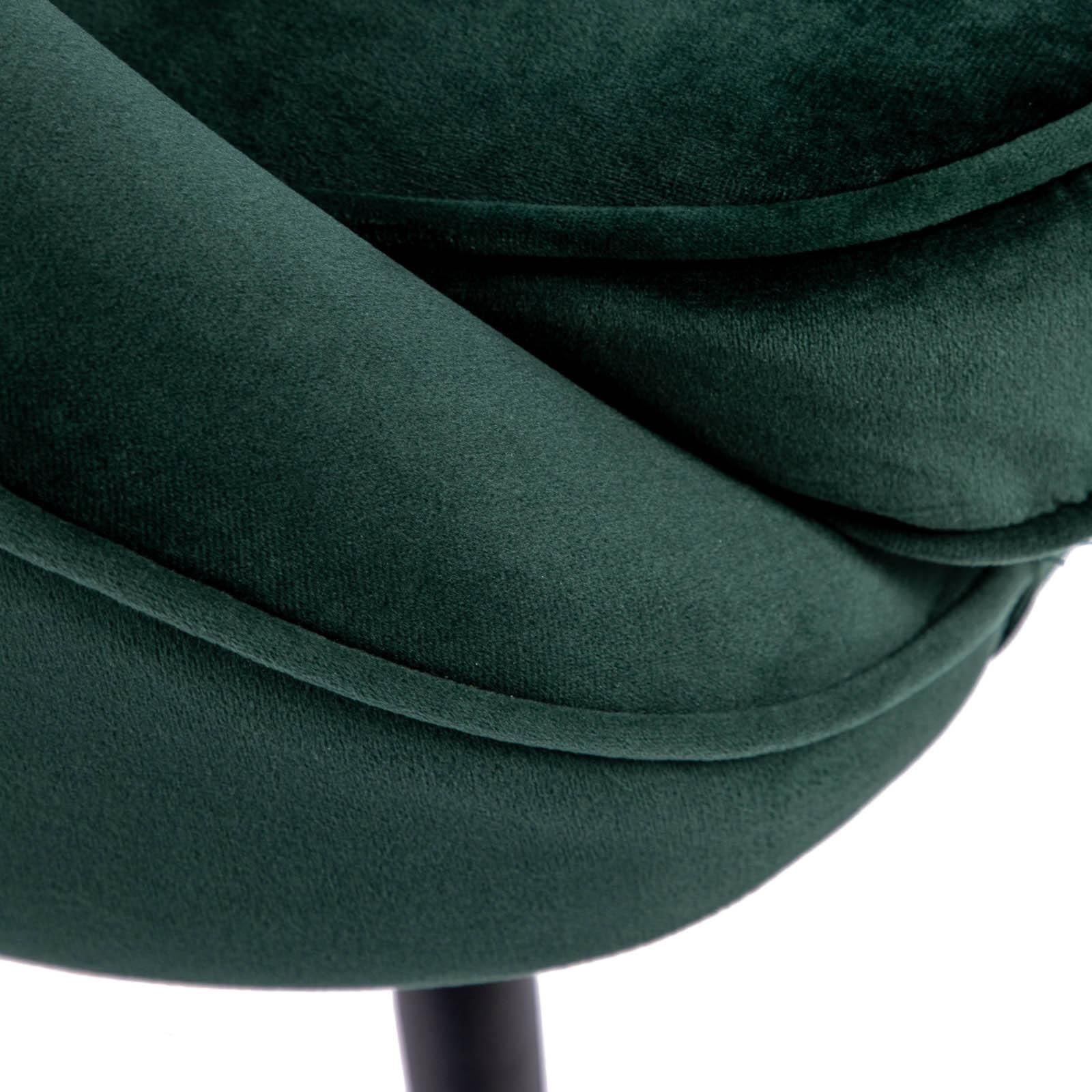 Poltrona in velluto 73x80x74 cm - Bea verde - Kasanova