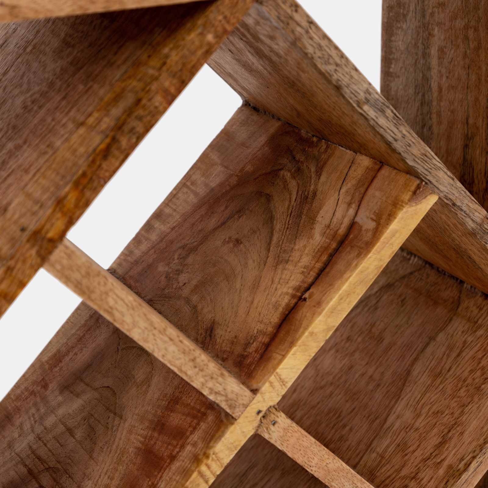 Portagioie in legno rettangolare artigianale con intarsio in osso organizzatore