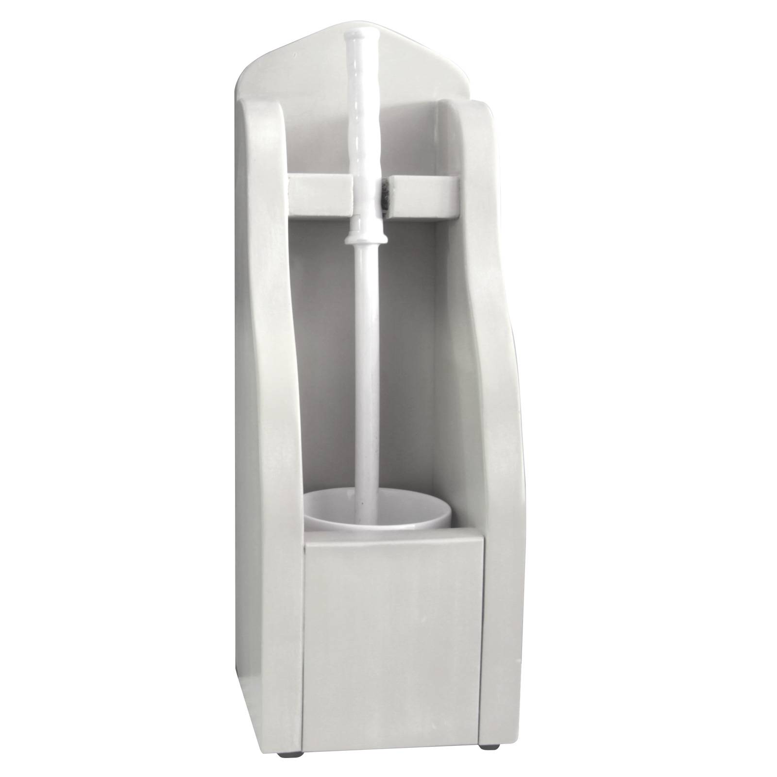 Portascopino Porta Scopino Bagno Wc Toilette Fiori Con Scopino Completo  69920 