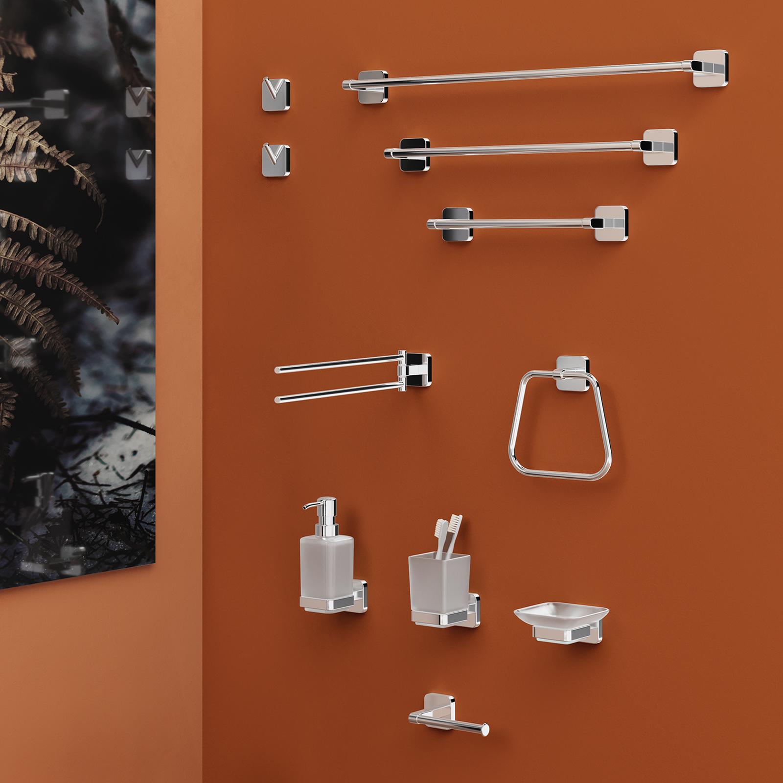 Portarotolo Carta Igienica Gedy Cebu: Cromato, Inossidabile E Con Garanzia 10 Anni - Stile E Funzionalità! - Foto 3