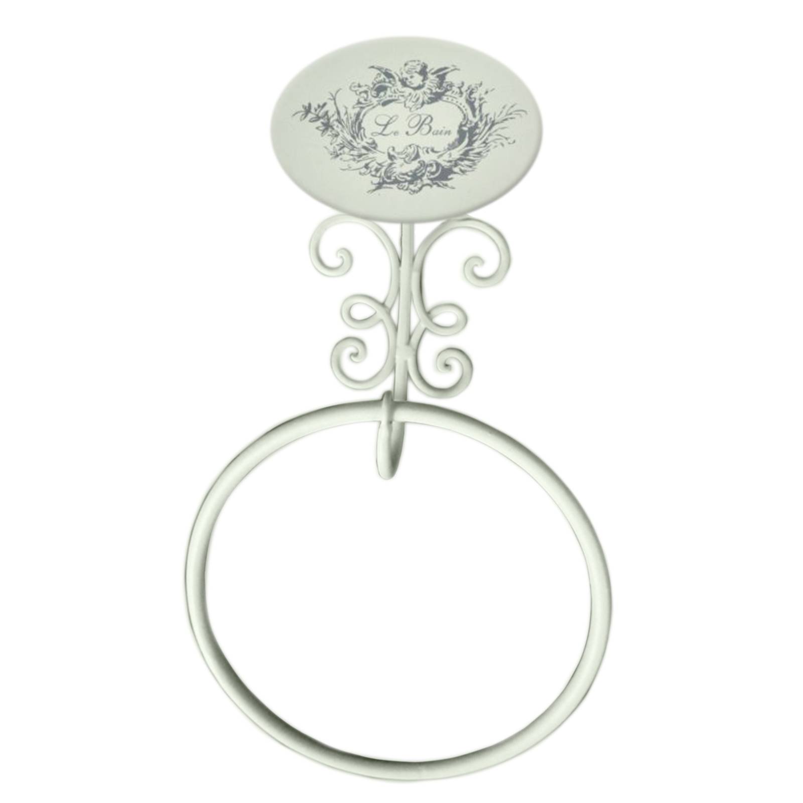 Anello Portasciugamani In Acciaio Inox 16cm - Supporto Da Parete Per Bagno E Cucina, Installazione Facile - Foto 4