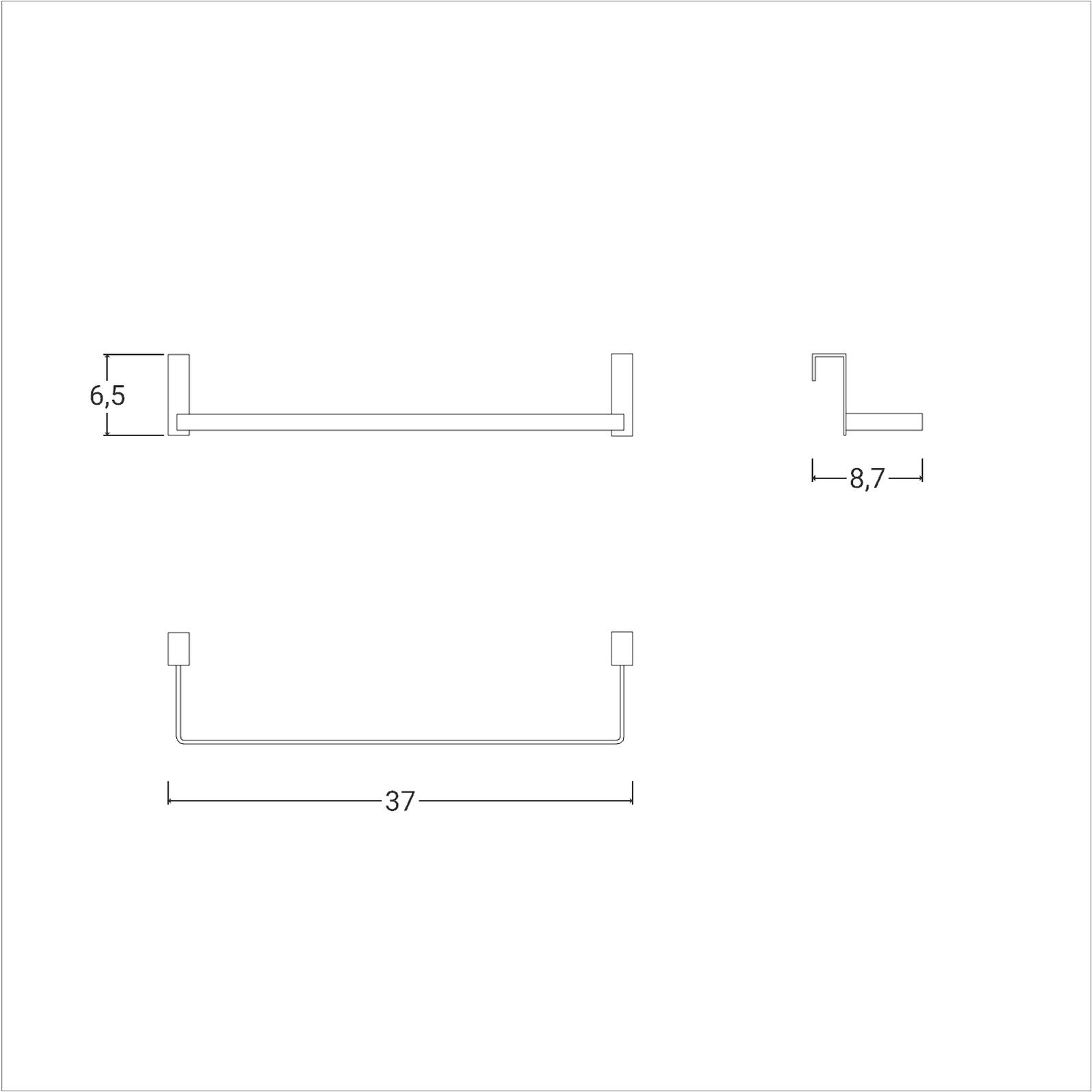 Gedy G-Singapore - Porta Asciugamani Ad Anello In Acciaio Inox Cromato, Design Moderno, 10 Anni Garanzia - Foto 6