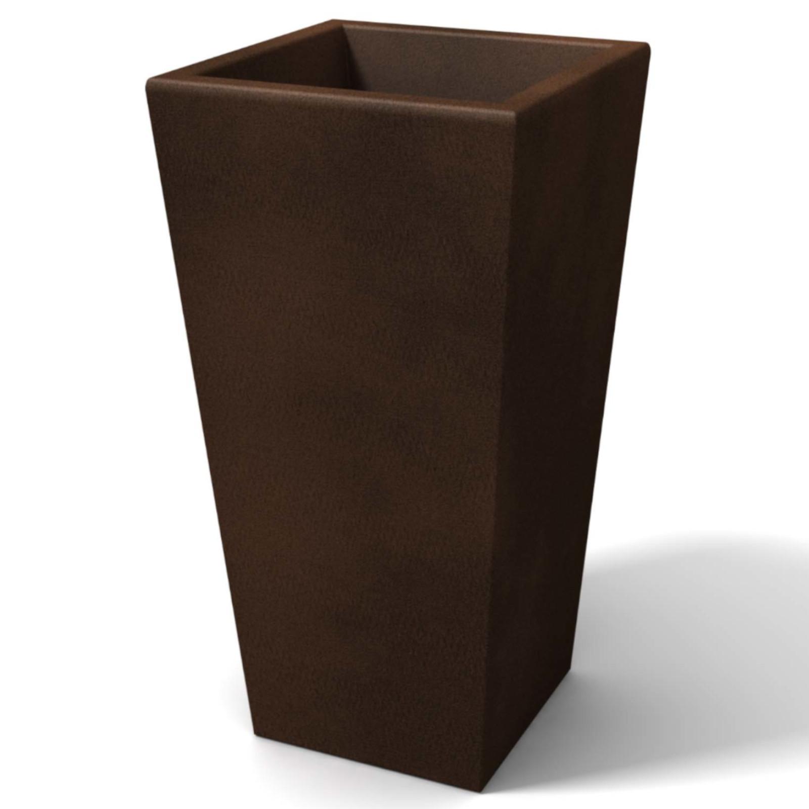 Soendgen Keramik Vaso Portland In Ceramica Marrone Scuro – 25 Cm Diametro, 21 Cm Altezza, Made In Germany, Effetto Corteccia - 5
