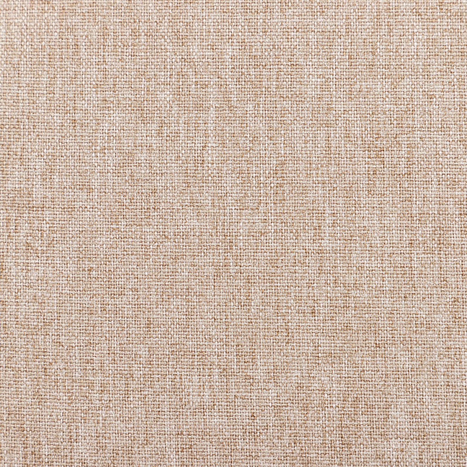 Pouf contenitore Ø 33 cm in tessuto beige con intreccio in paglia di Vienna  - Ludwig