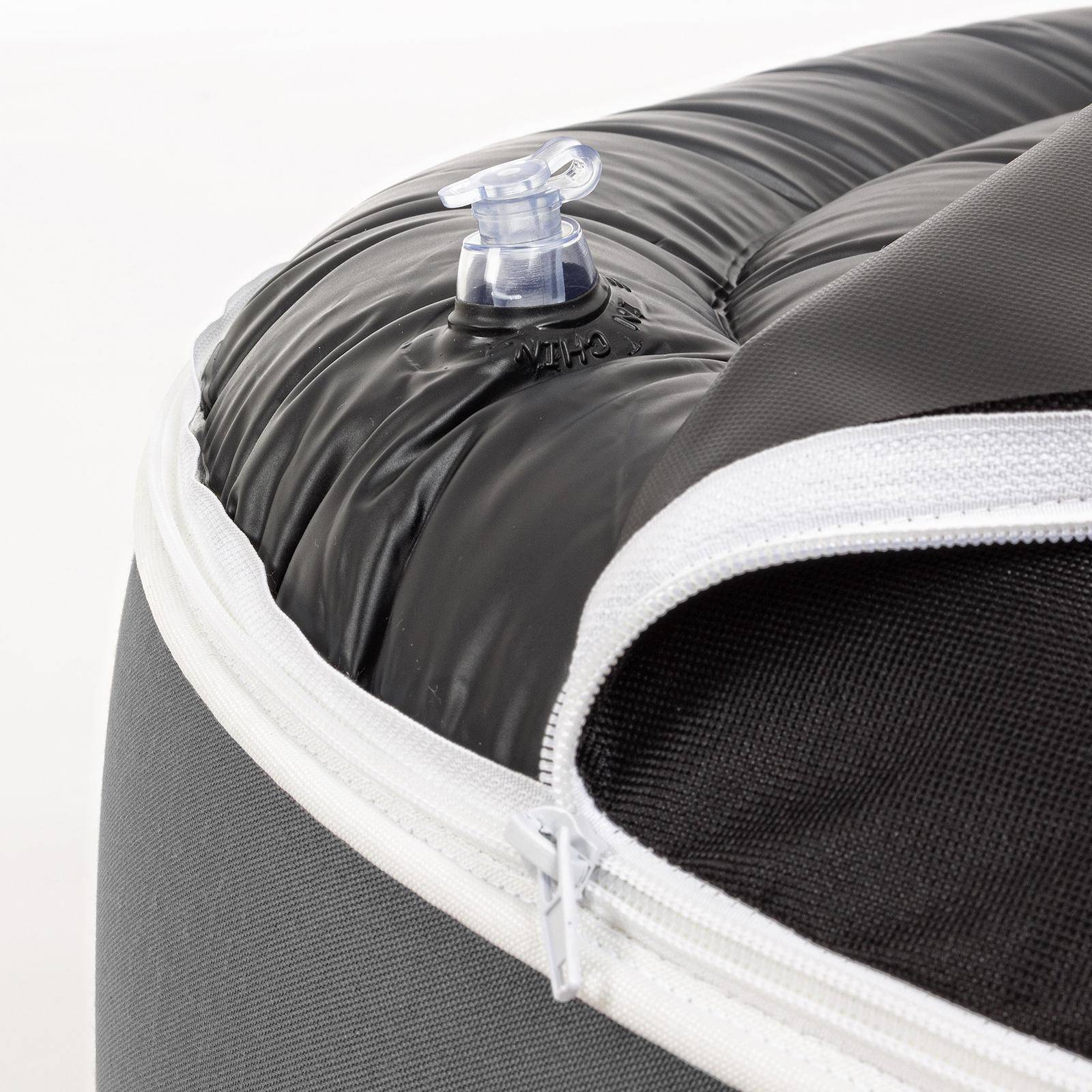 Pouf gonfiabile Ottoman, h 23 x Ø 53 cm, Poliestere idrorepellente