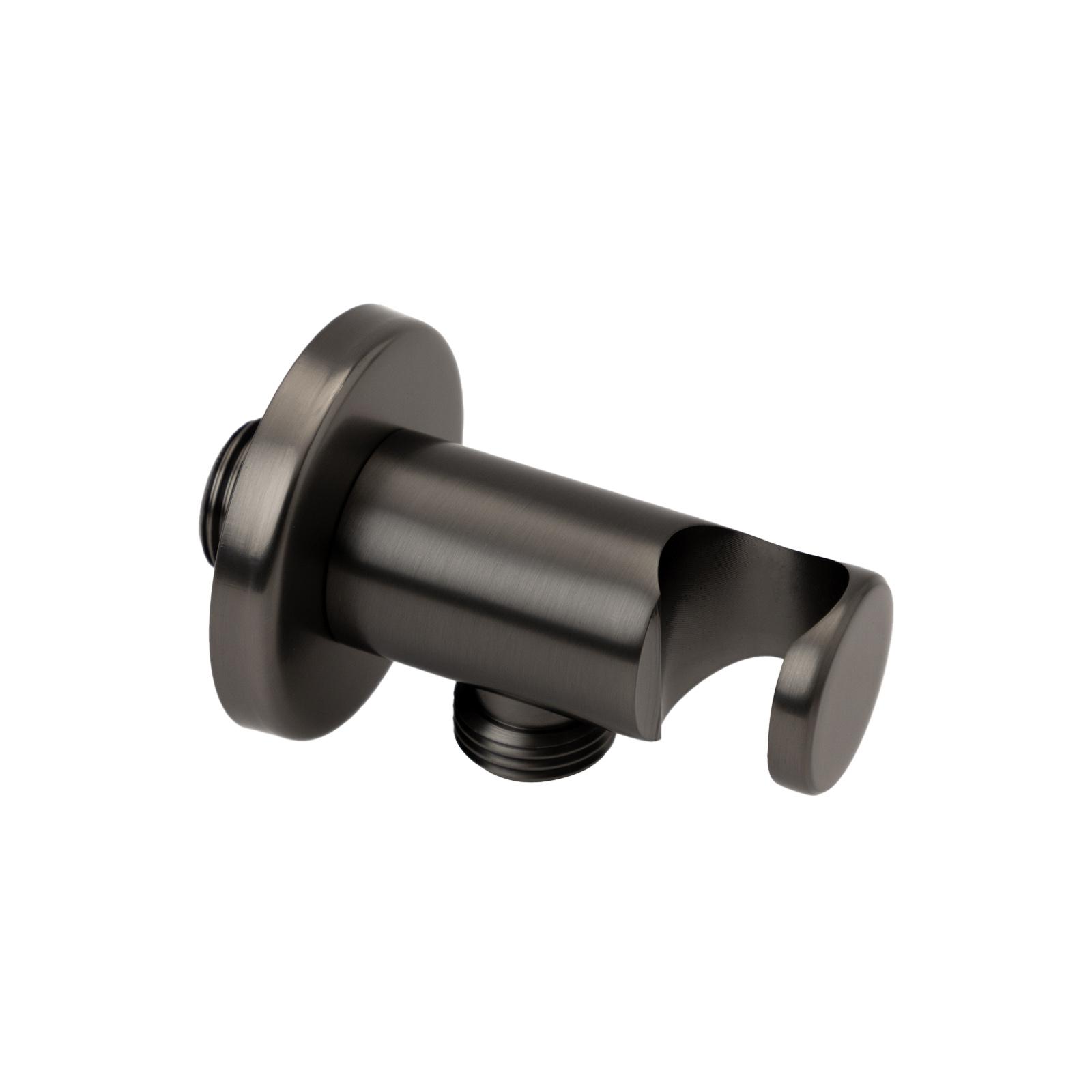 Doppia presa francese - Sicurezza per bambini - Nero matt - 71x71mm - ABS