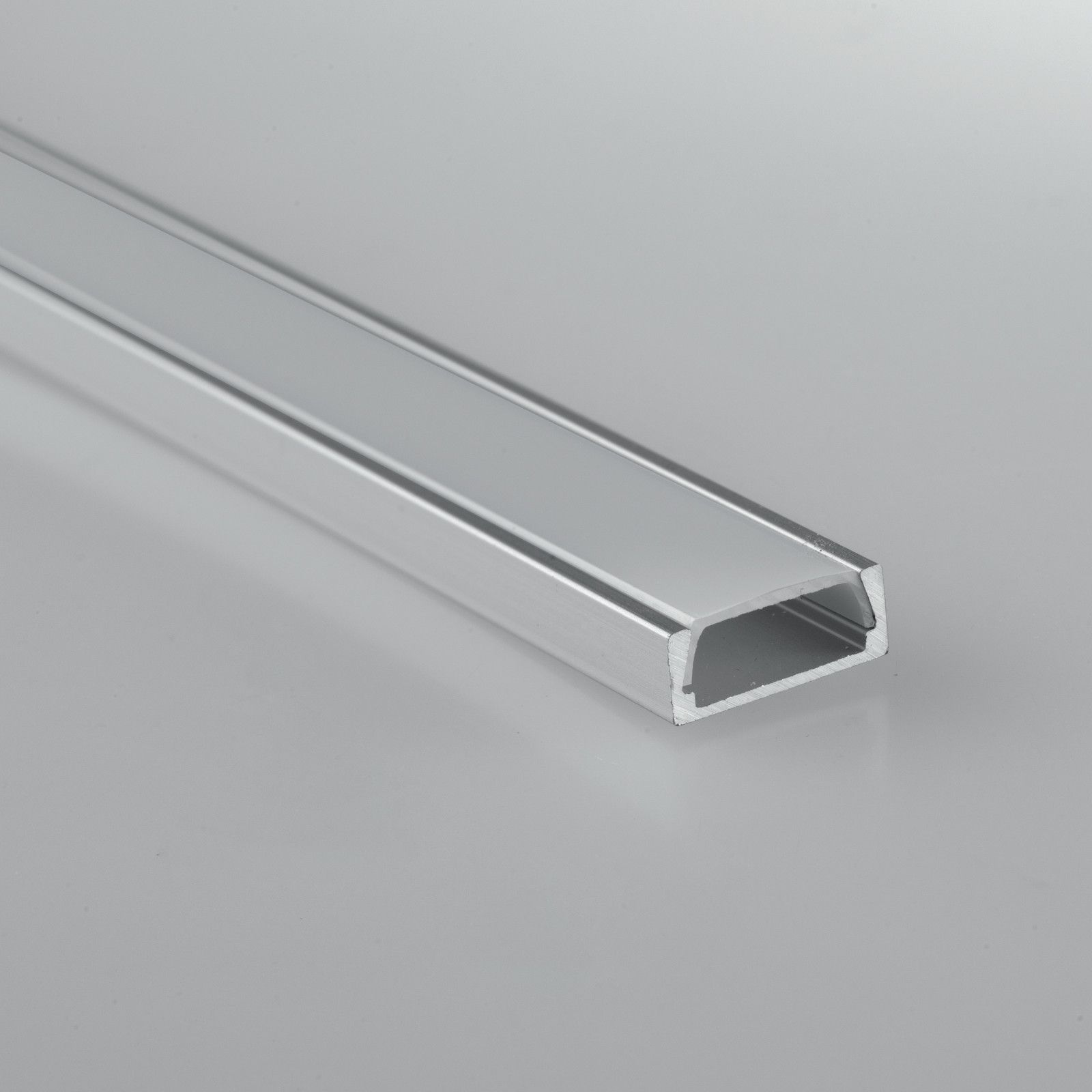 Profilo led flessibile 200x1,2 cm in alluminio silver