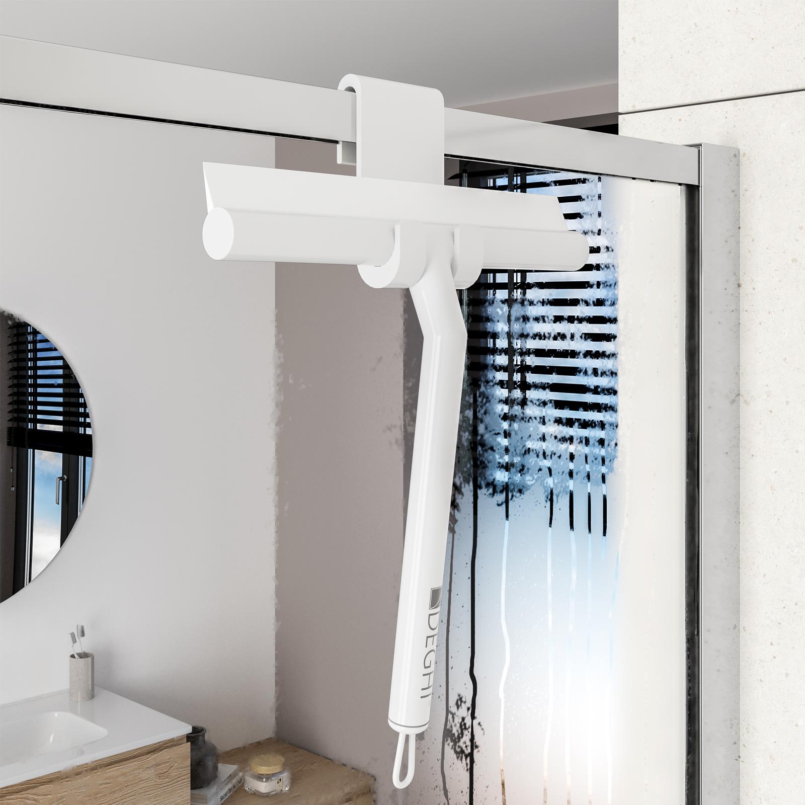 Cunz Estrattore per doccia, in silicone, per la pulizia della porta, con