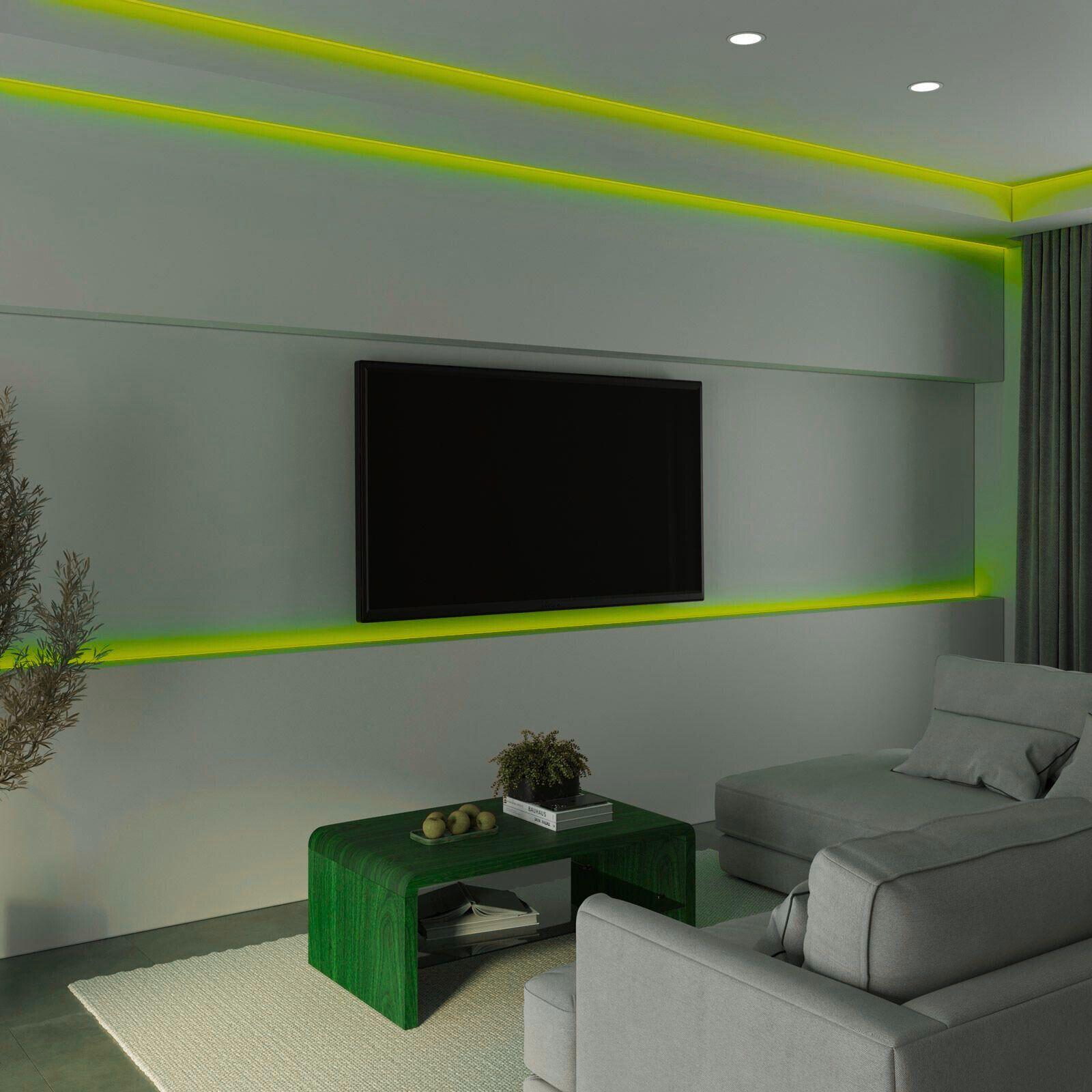 Filo con luci a LED, a batterie, con timer e cavo verde, per uso interno ed esterno 24er + Fernbedienung
