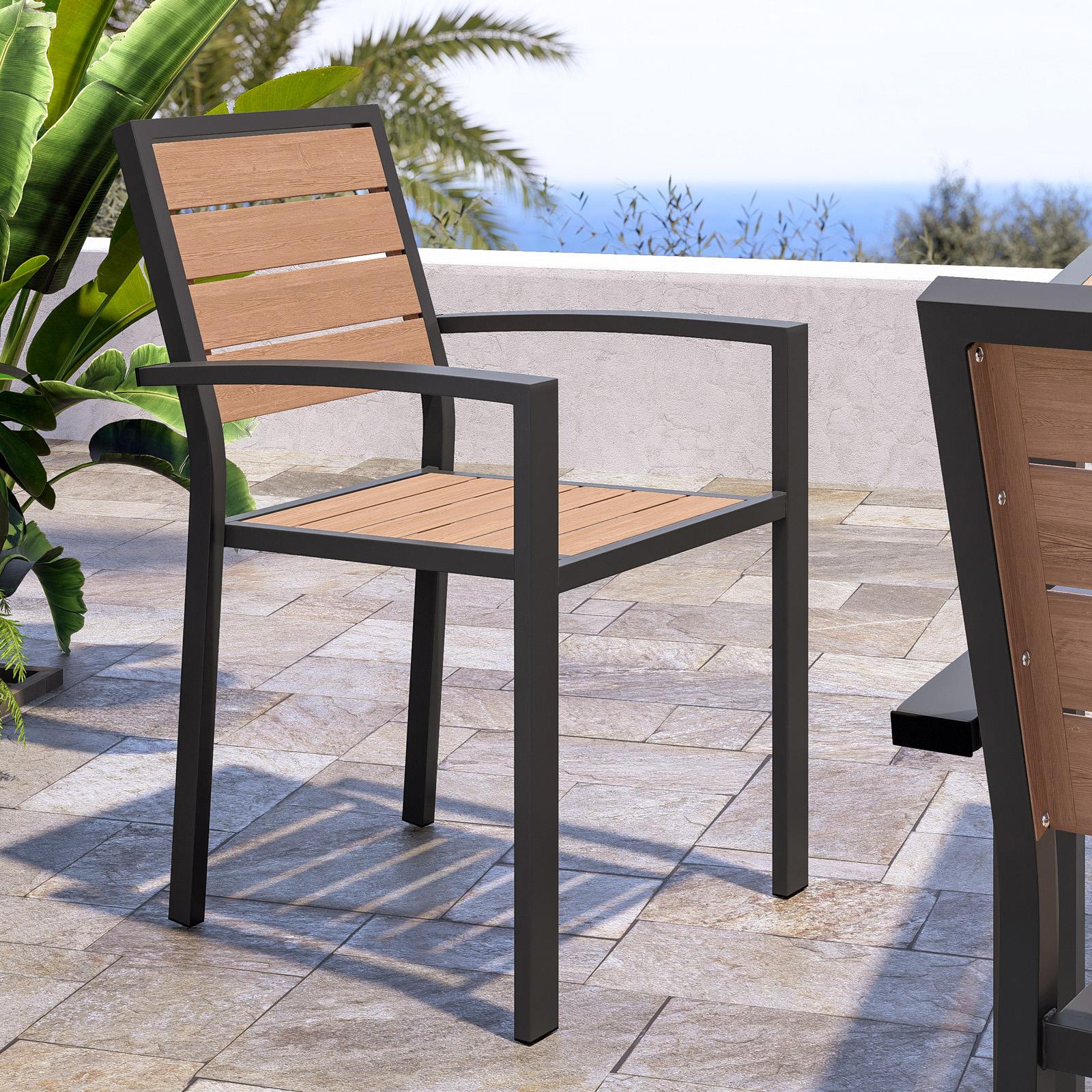 ECD Germany Sedia Adirondack in Legno Massiccio di Abete 92,5 x 70 x 89