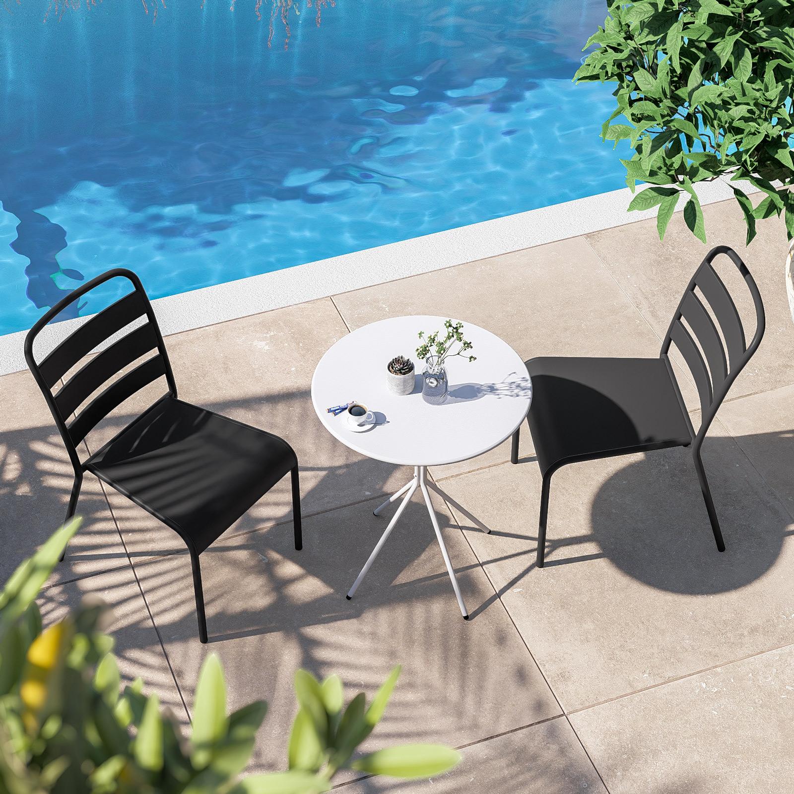 Sedia Pieghevole Mare Cuscino Impermeabile Per Sedie Da Giardino E Patio - Copertura Rimovibile E Spessore 5 Cm, Comodissimo Cuscini Per Sedie Da Giardino