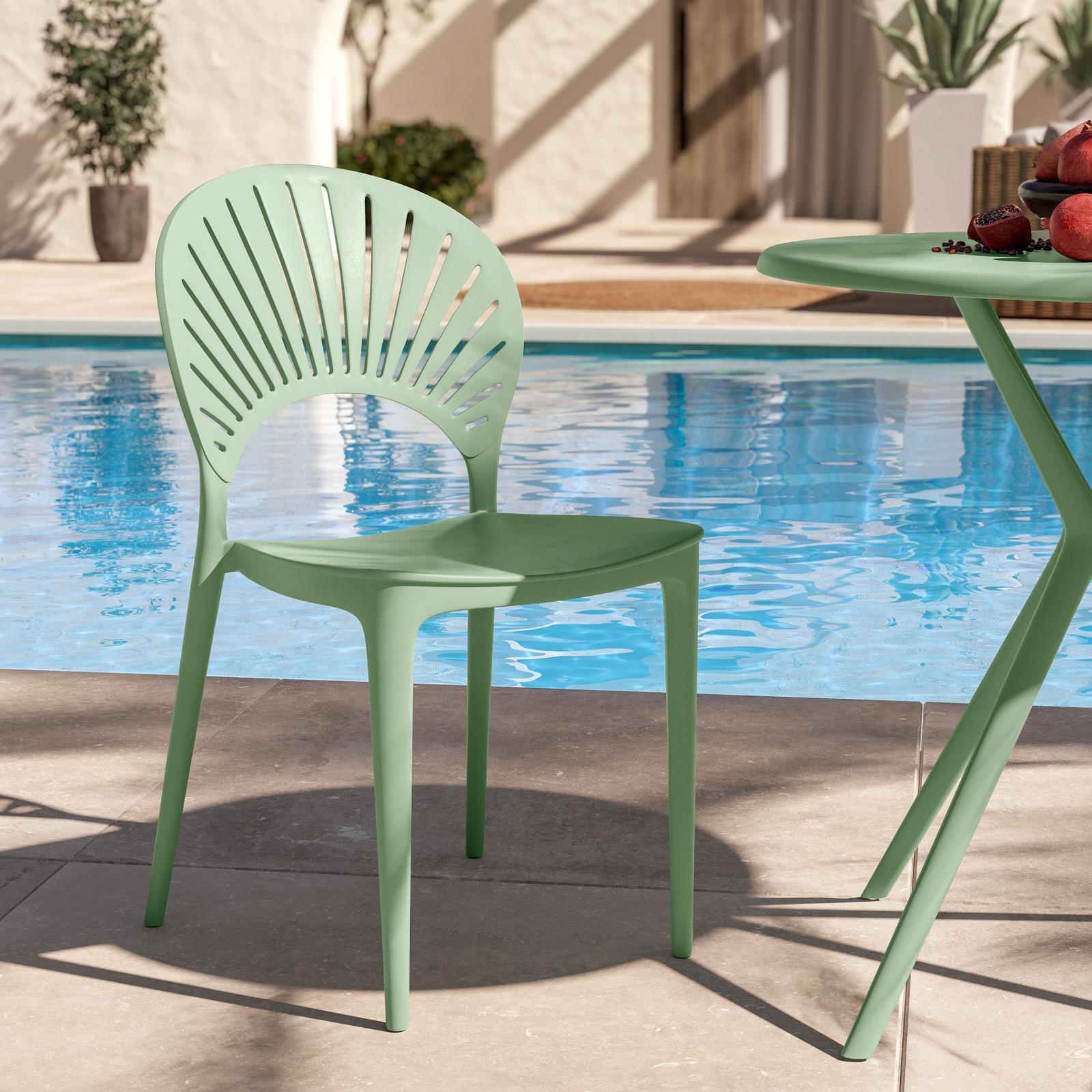 2 Rivestimenti Per Sedie Da Giardino Con Schienale Alto - 130x65 Cm - Microfibra, Con Cappuccio Antiscivolo, Beige - 5