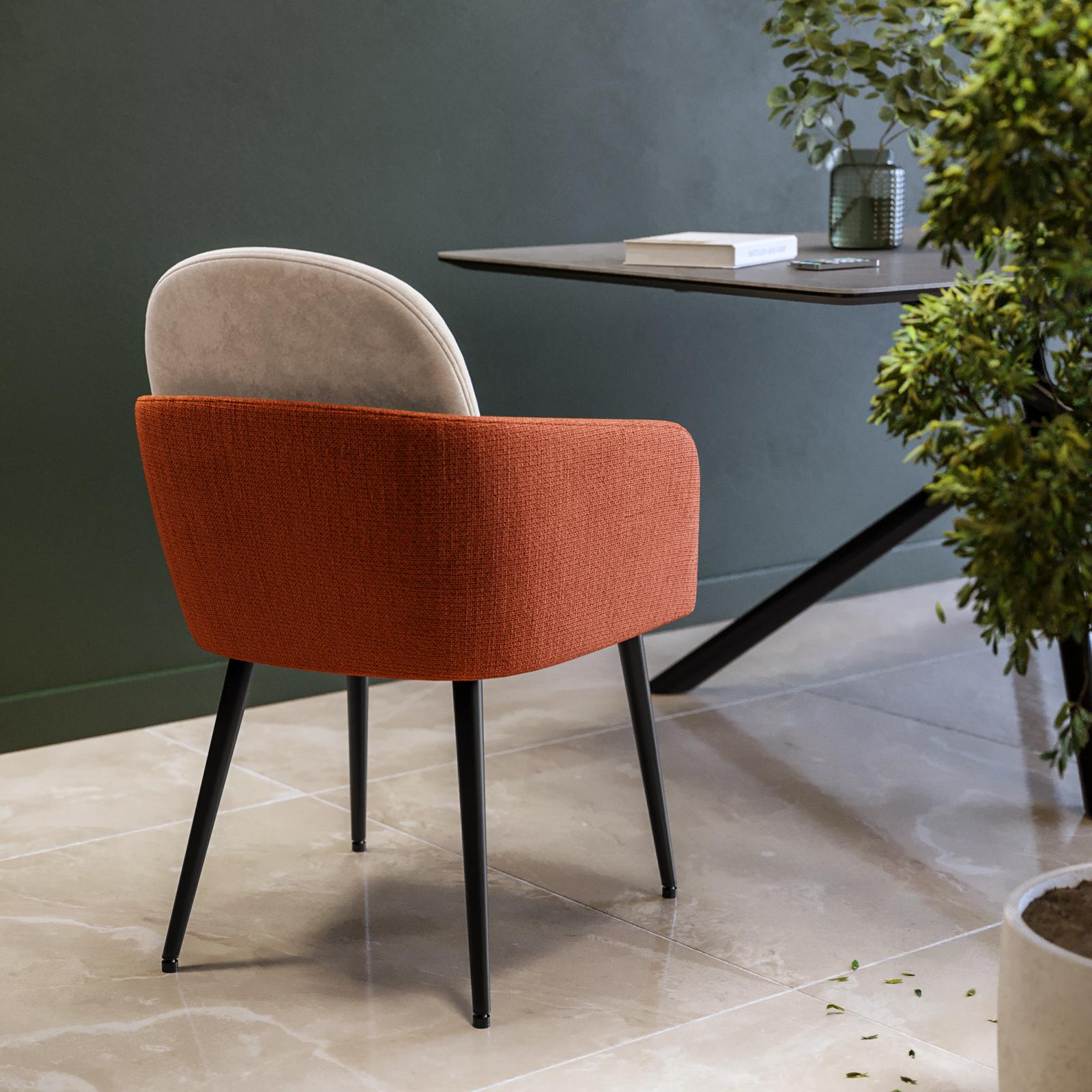 Modway Ansel Performance – Poltrona In Velluto Color Gelso – Antimacchia – Con Cuscino Schienale E Cuscino Corpo Rimovibile – Design Vintage