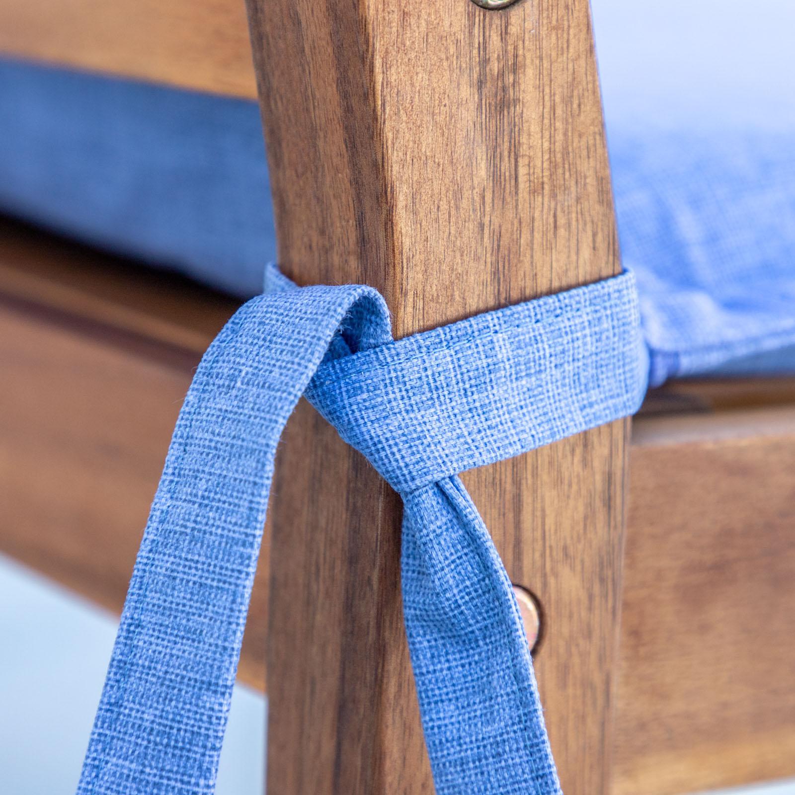 Cuscino Per Panca 160x50cm Grigio - Morbido Per Interni/Esterni, Giardino, Dondolo - Foto 5