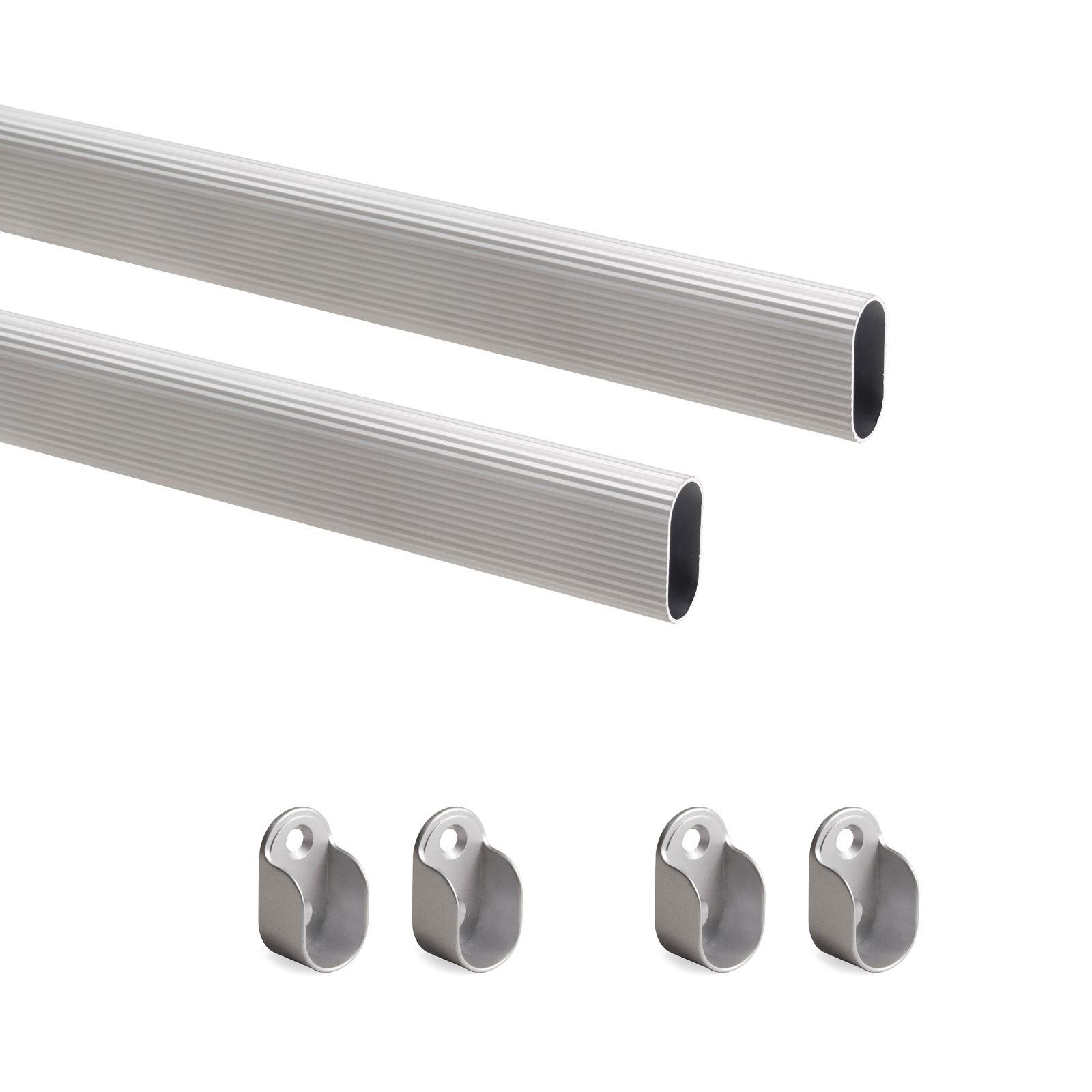 Targhette Spogliatoio In Alluminio 150x40mm - Aspetto Acciaio Inox, Autoadesive, Per Interni Ed Esterni - Foto 12