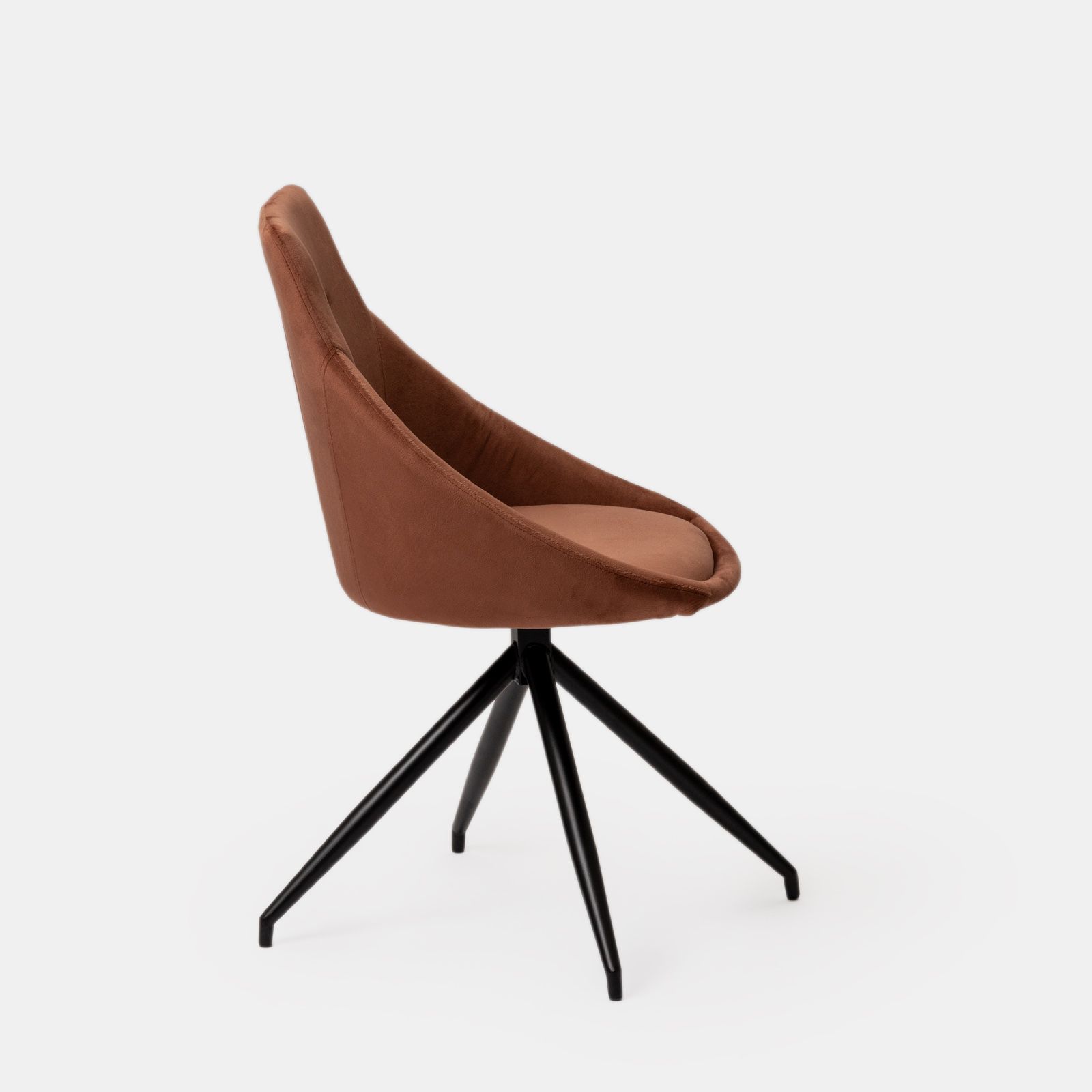 EUGAD 6x Poltroncine per Soggiorno Sedia da Sala Pranzo con Braccioli Poltrona Moderna in Velluto per Cameretta Cucina Gambe in Metallo Nero 0626BY-6