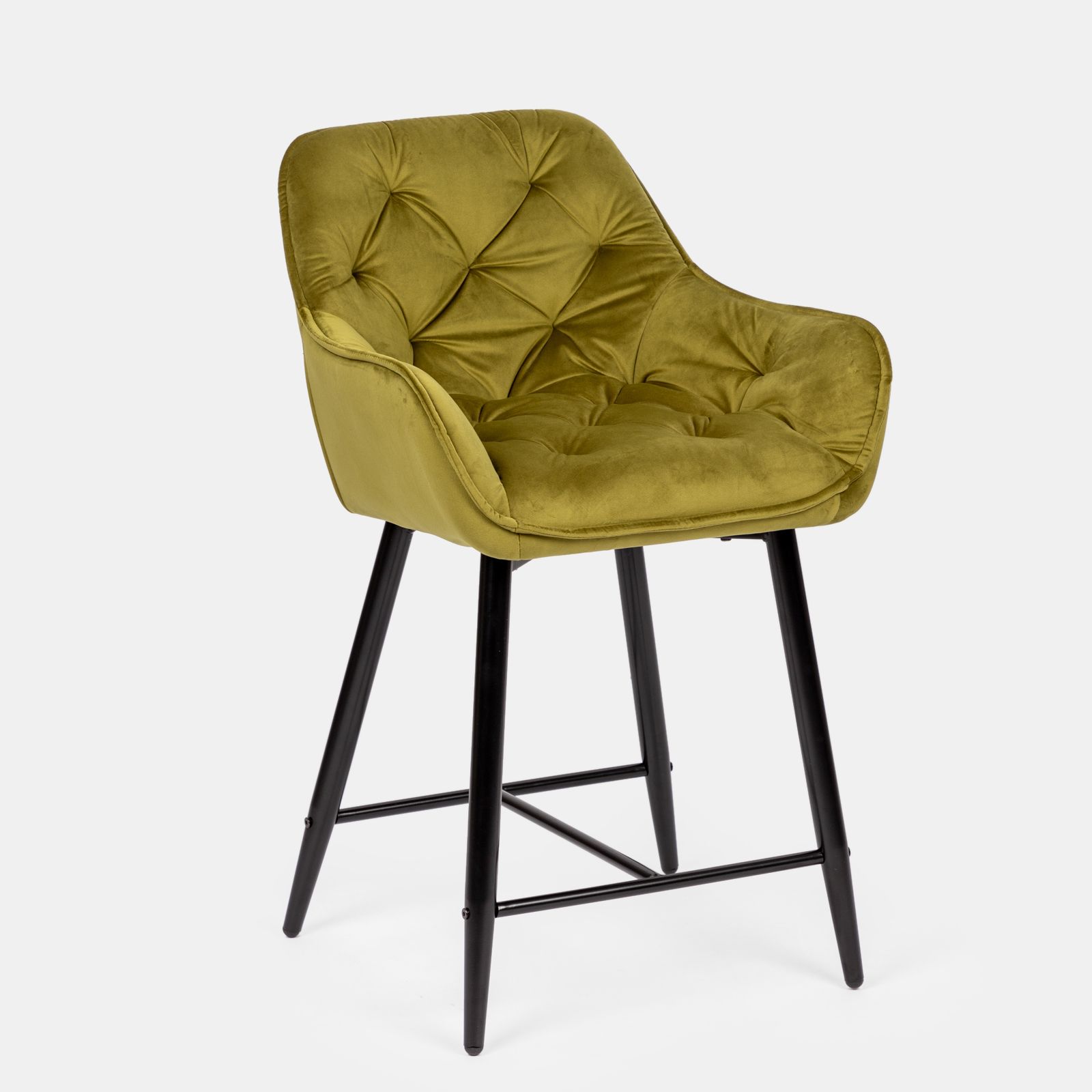 Set Di 2 Sgabelli Alti Alan In Tessuto – Con Poggiapiedi, Per Cucina E Bar, Grigio Chiaro - 3