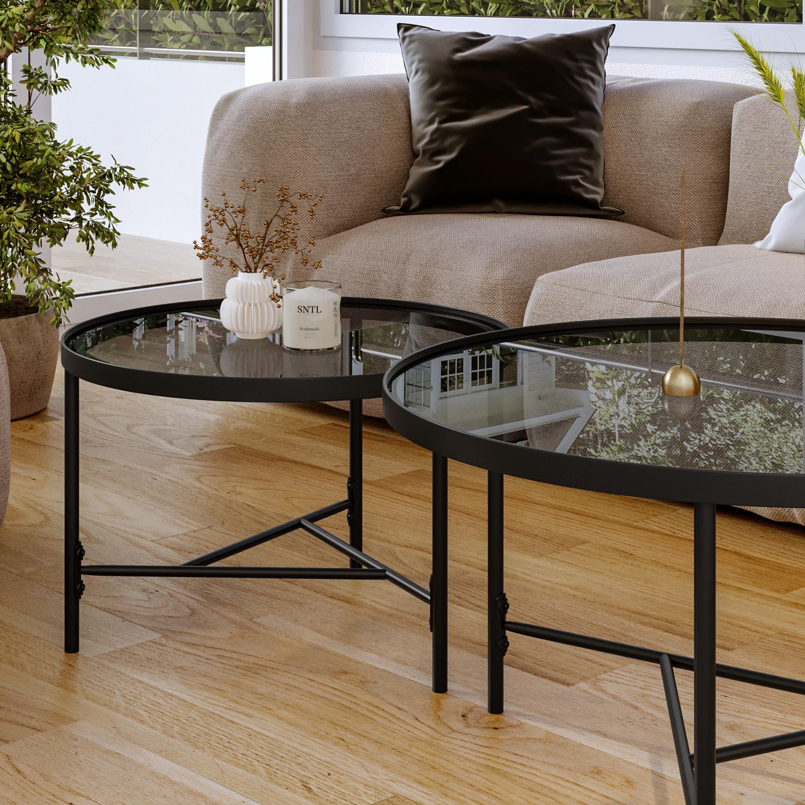 Tavolino Salotto Tavolino Impilabile Set Di Tavolini Impilabili