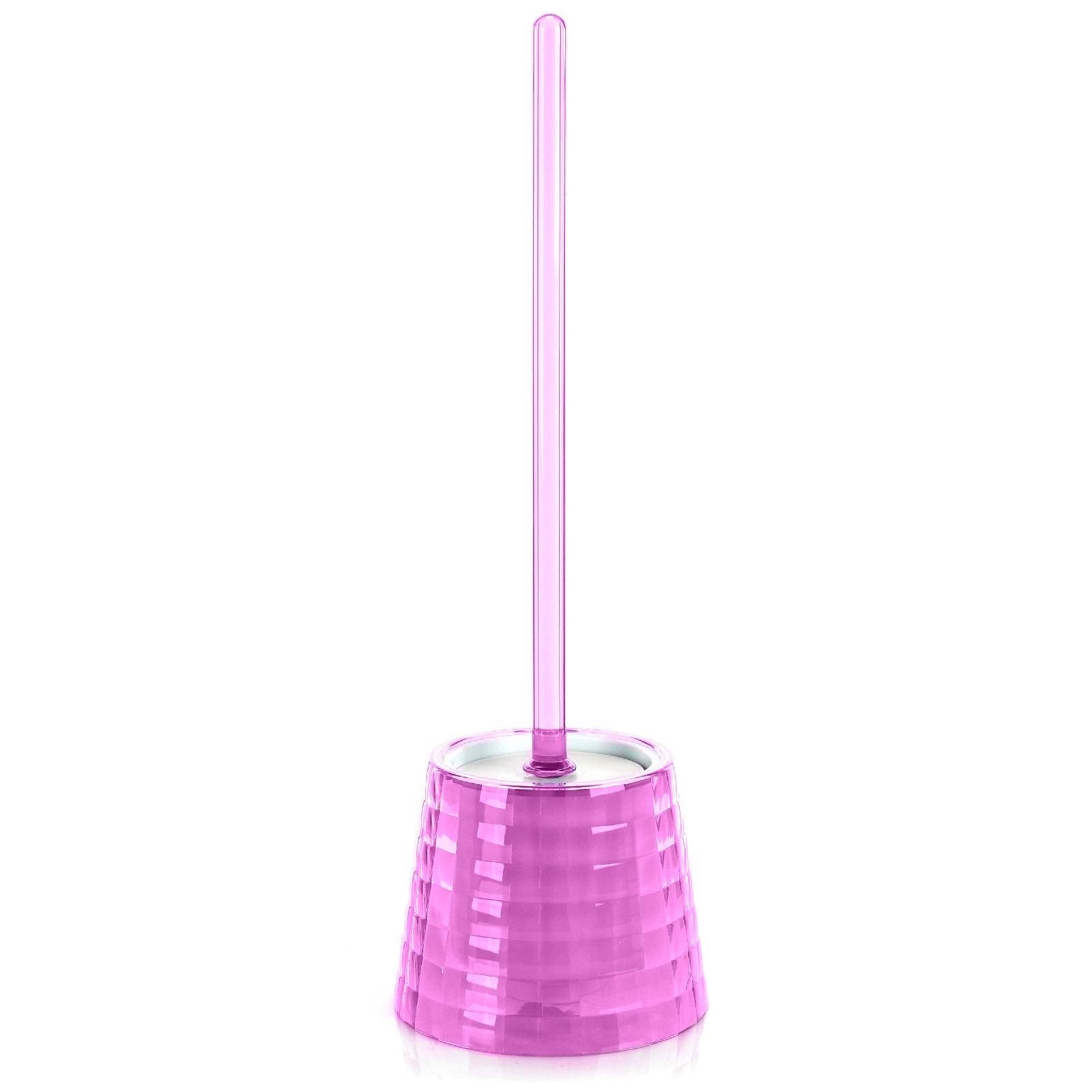 Set 4 accessori da bagno in resina rosa - Linea Chanelle di Gedy