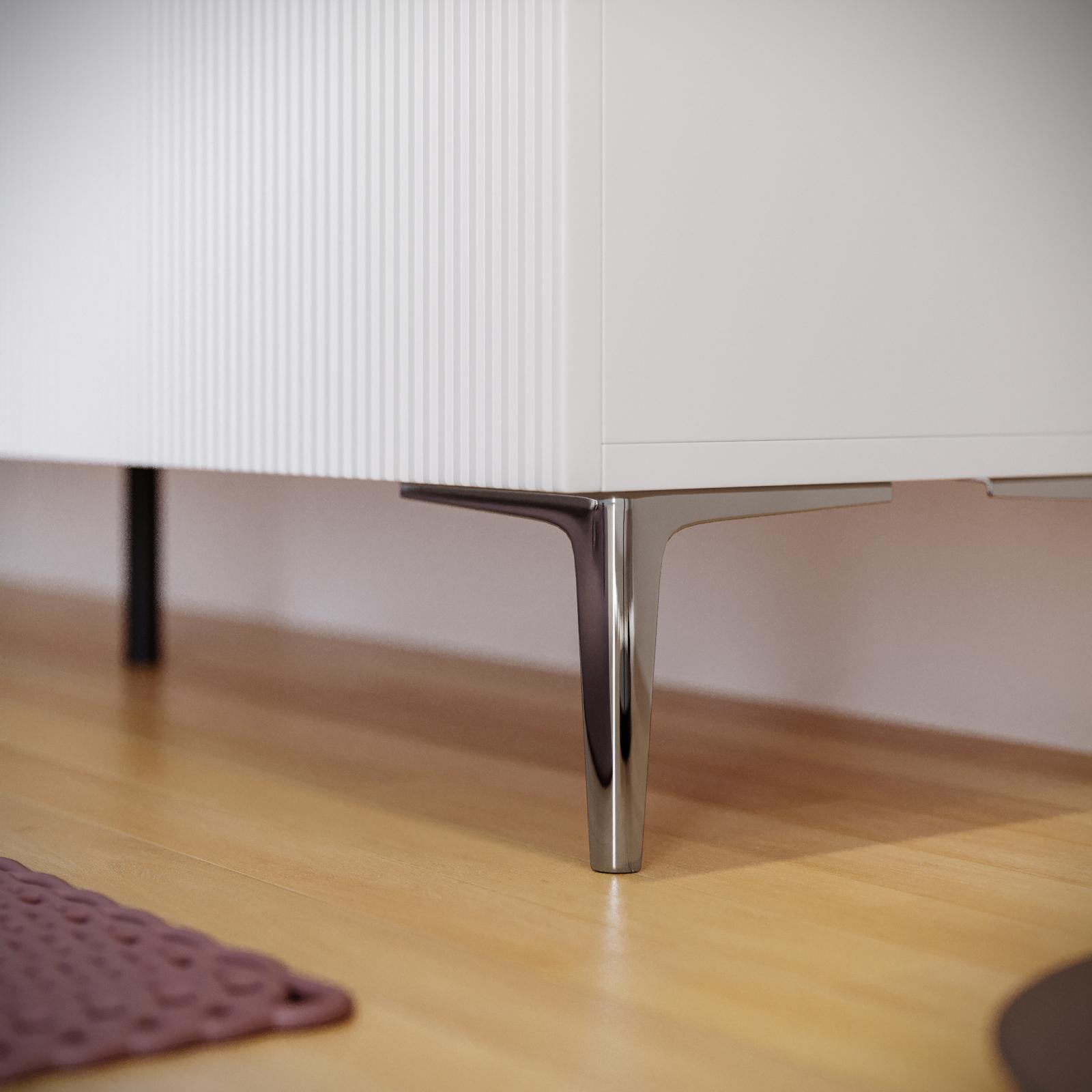 Set Da 8 Piedini Per Mobili GOLF II 50 Mm Piedino Scorrevole Piedino Per Divano Piedino Di Appoggio Piedino Protettivo Nero Regolabile Di SO-TECH - Foto 7