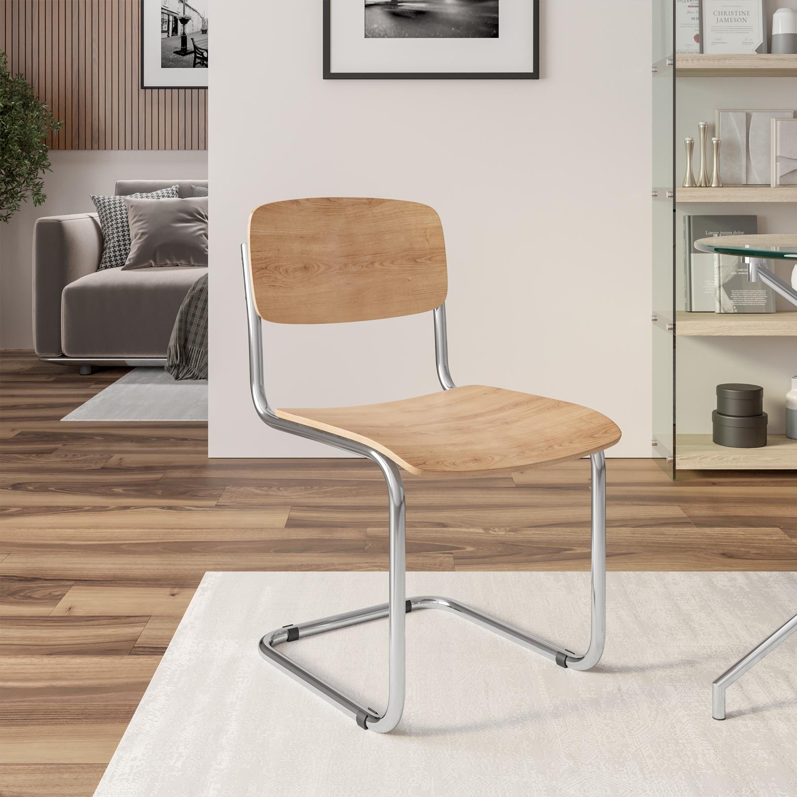 Rovere Sedie Legno Moderne Economiche Set Sedie Da Ufficio Effetto